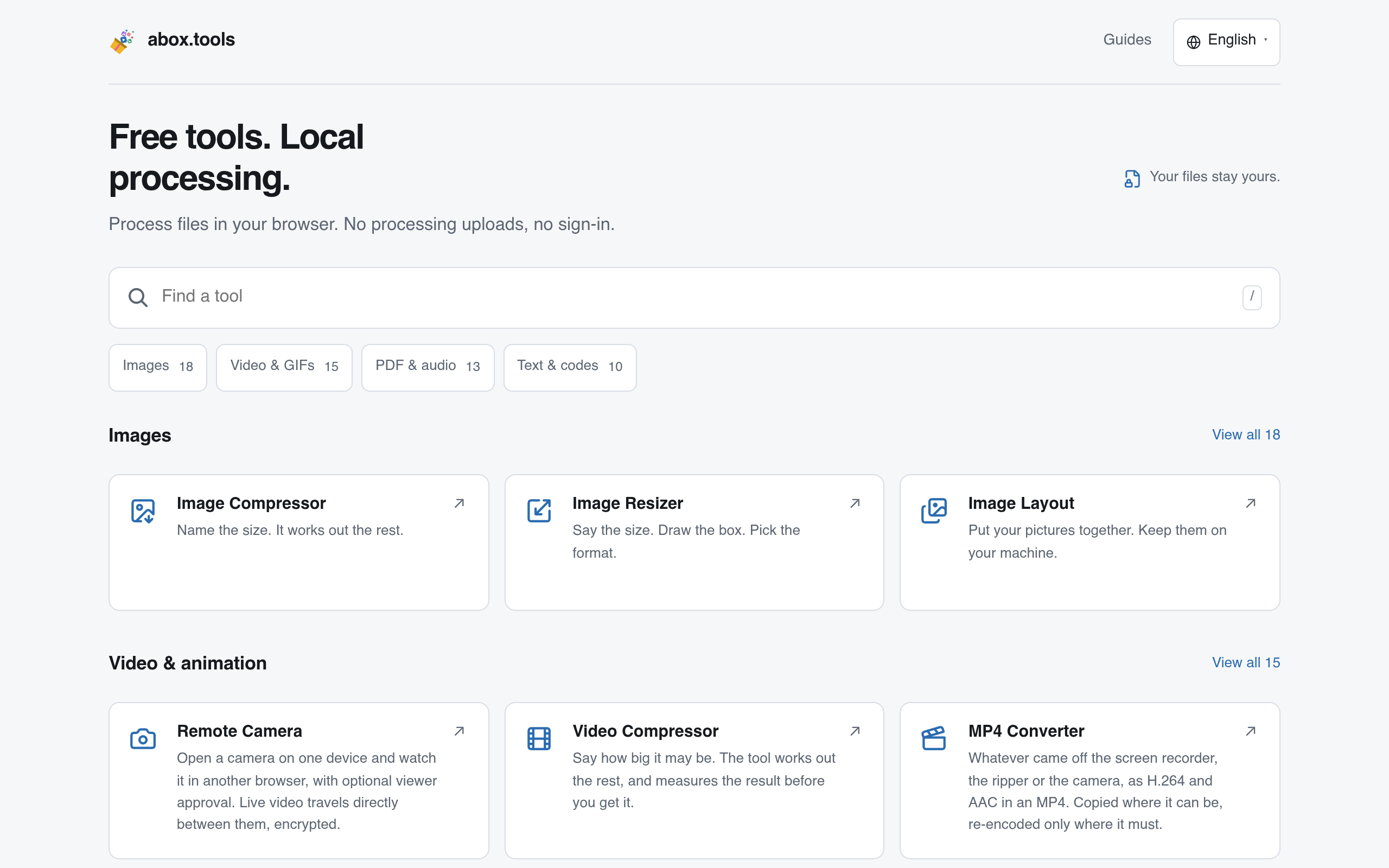 A Box of Tools screenshot