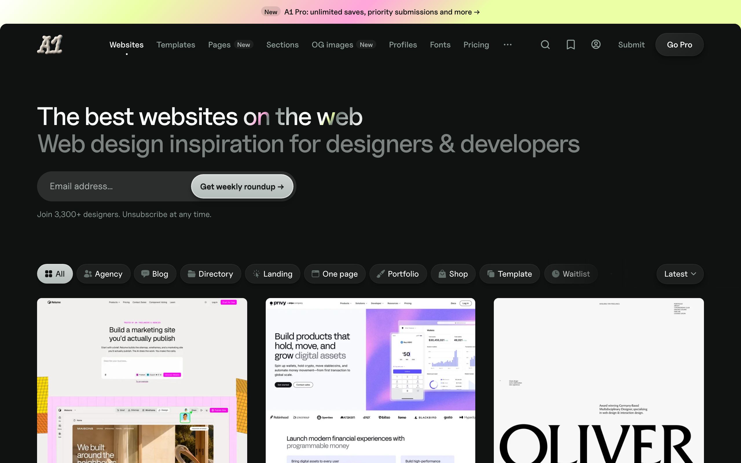 A1 screenshot