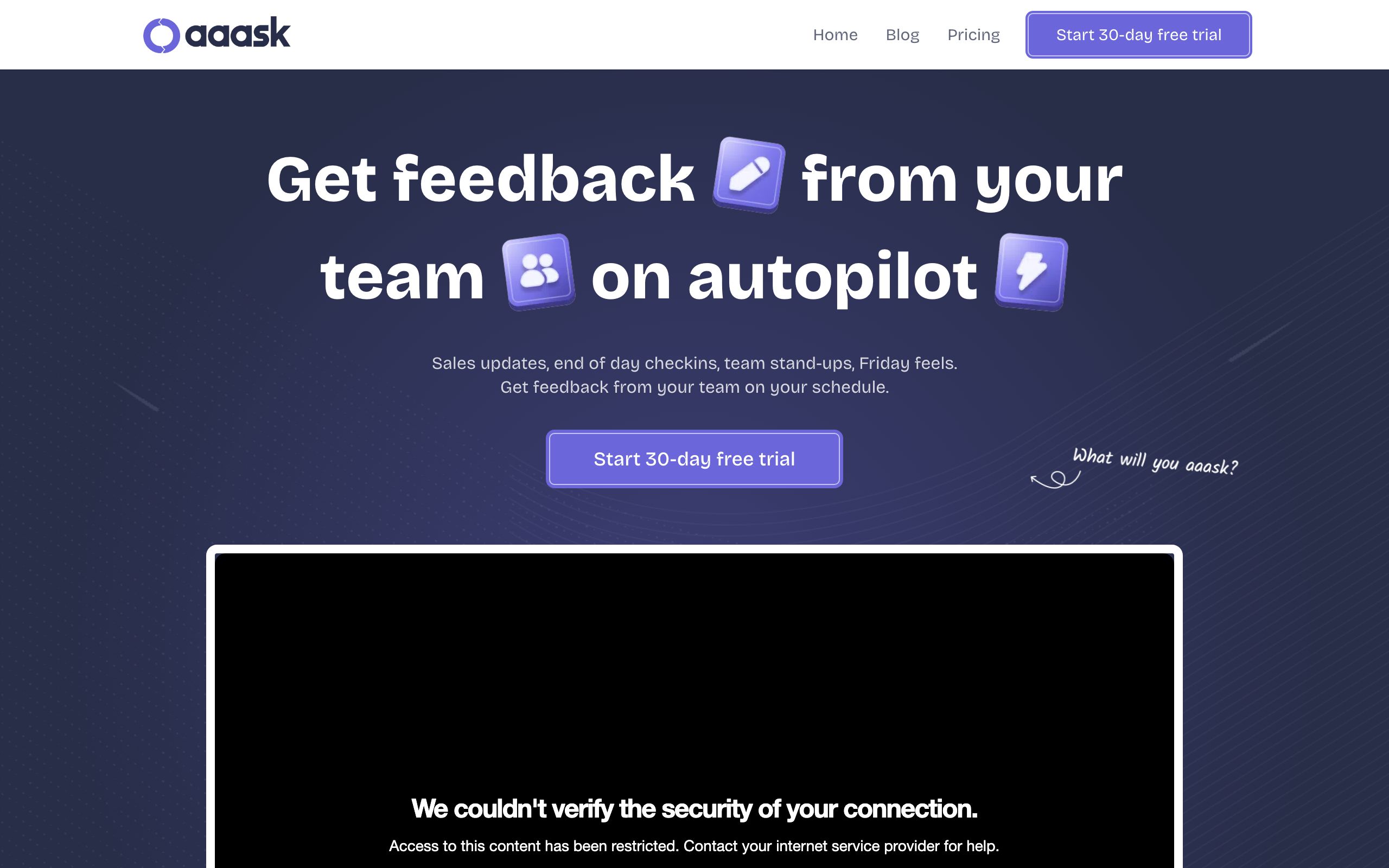 aaask screenshot