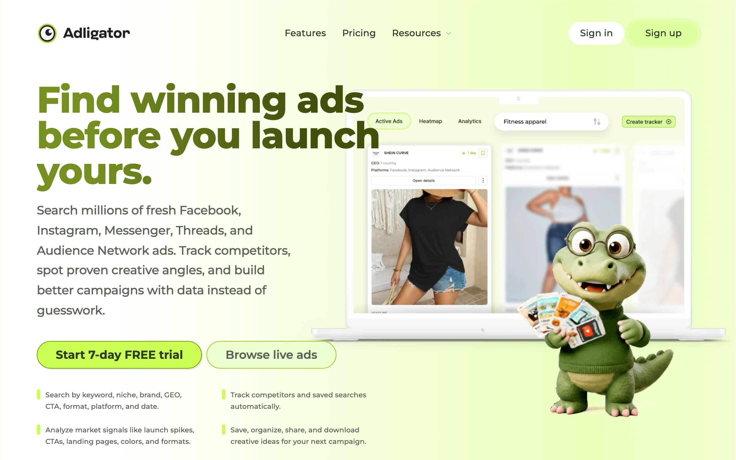 Adligator screenshot