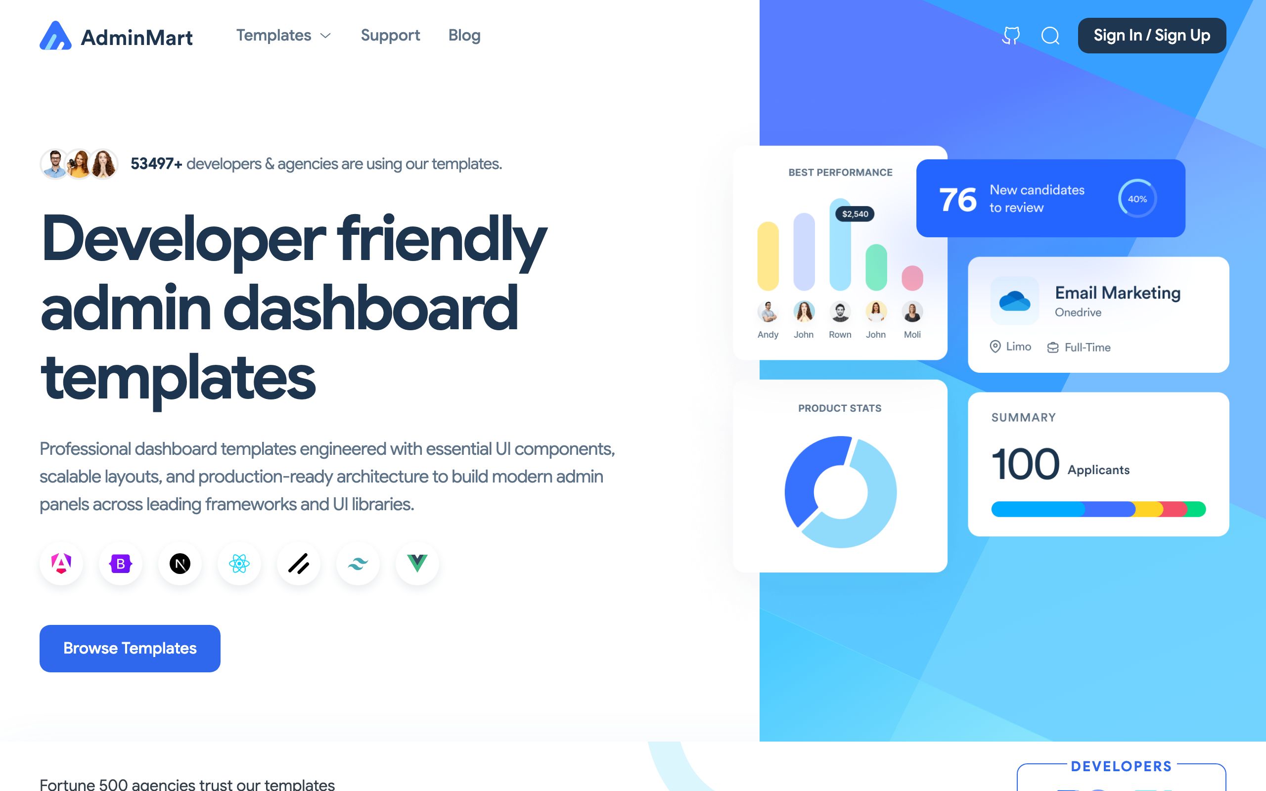 AdminMart screenshot