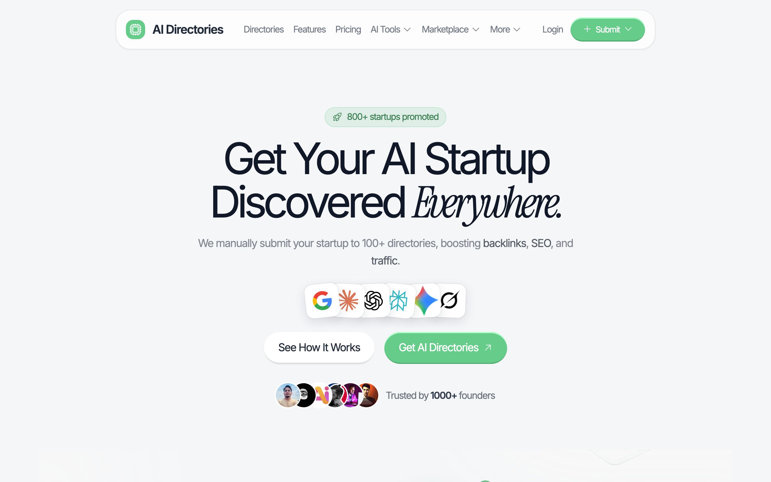 AI Directories screenshot