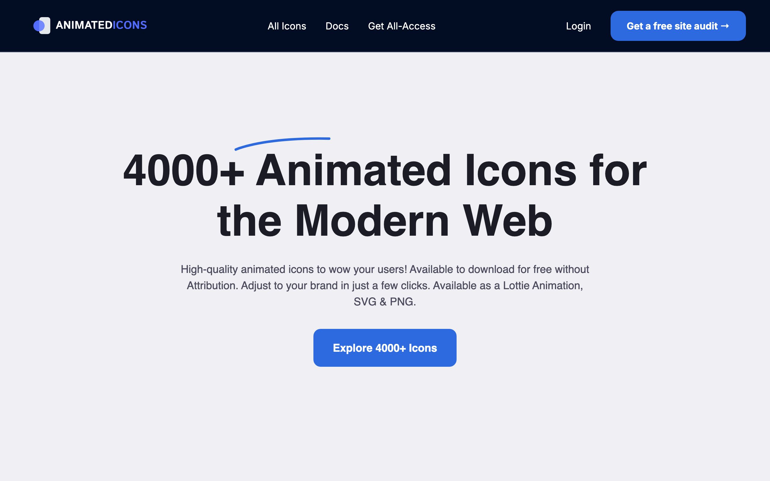 Animated Icons screenshot