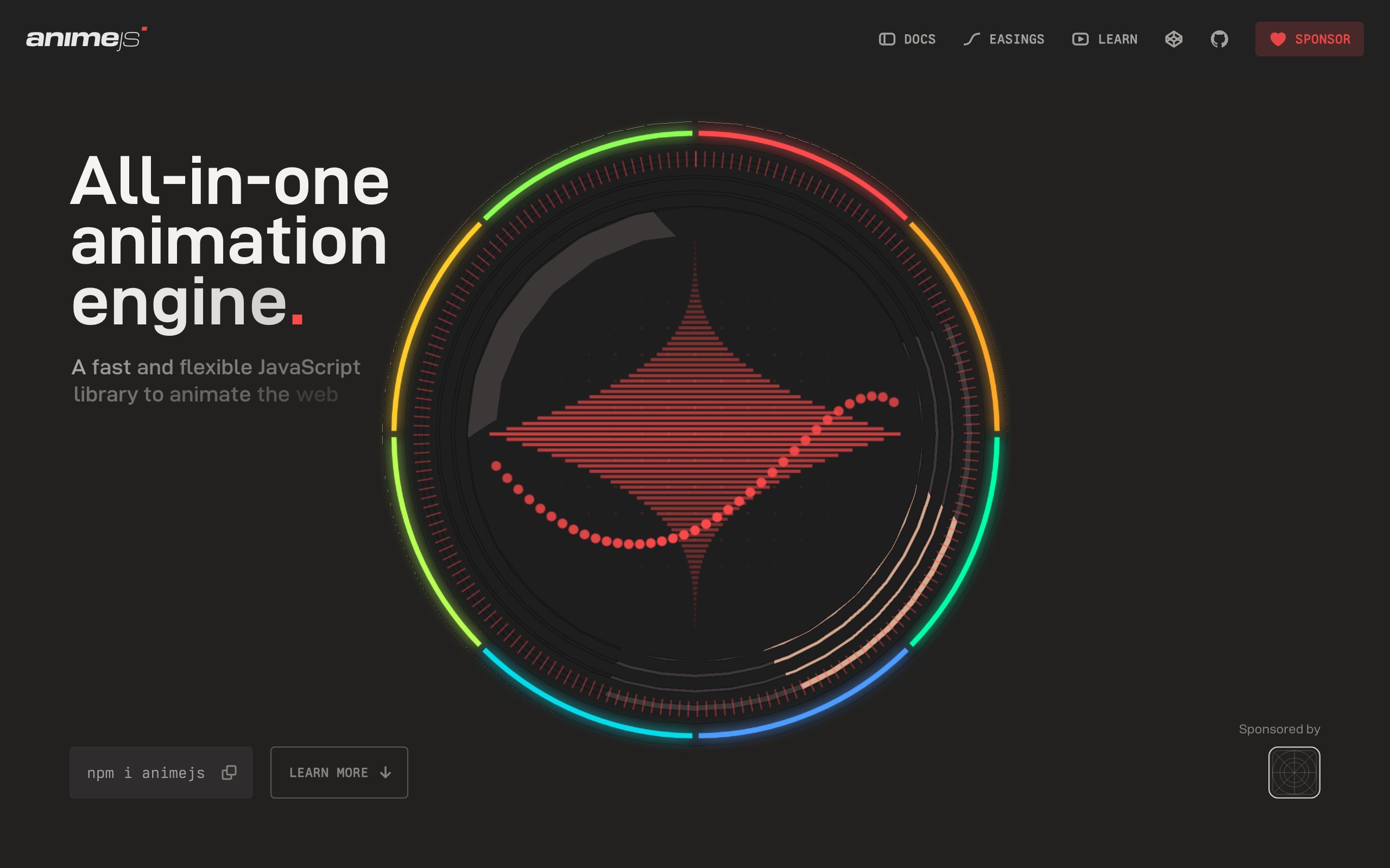 Anime.js screenshot