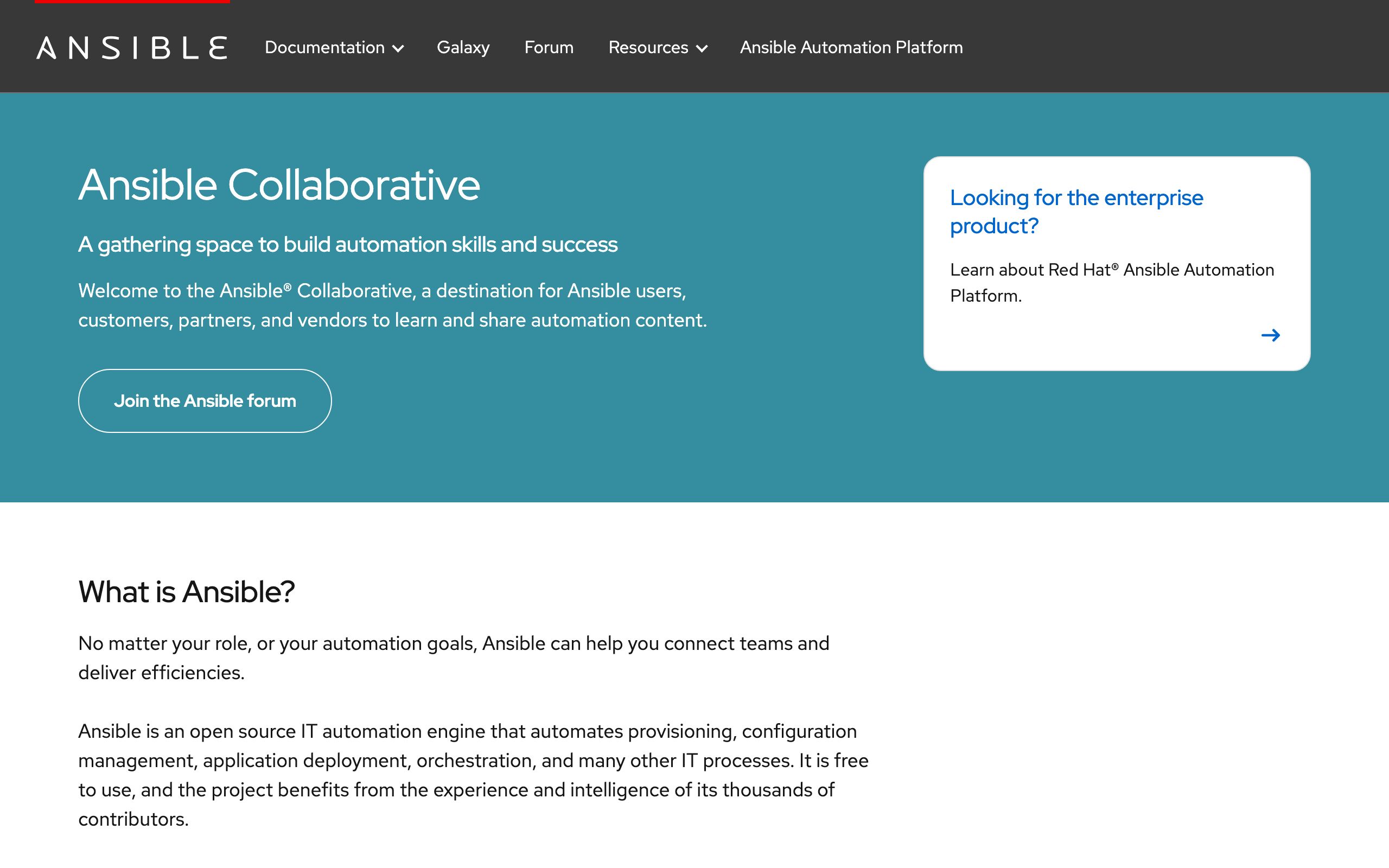 Ansible Collaborative screenshot