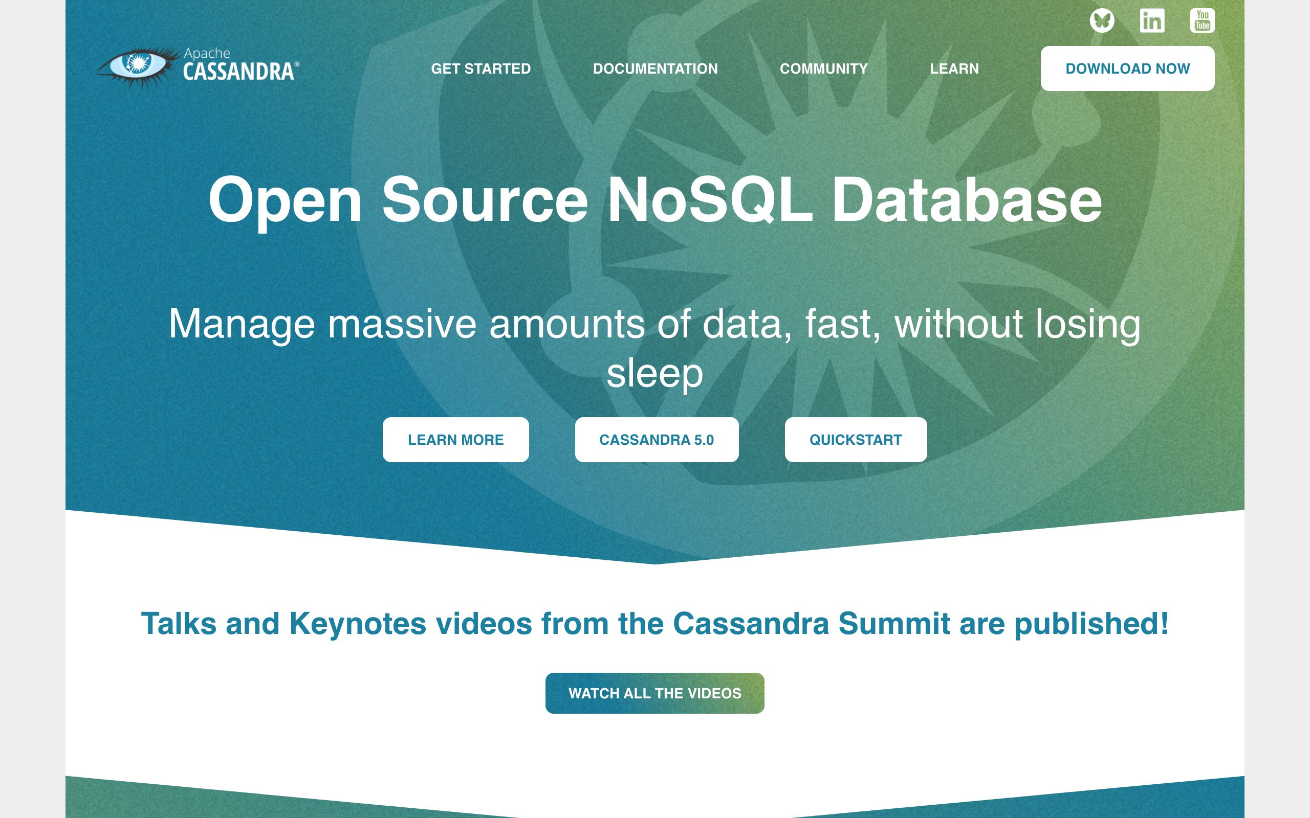 Apache Cassandra screenshot