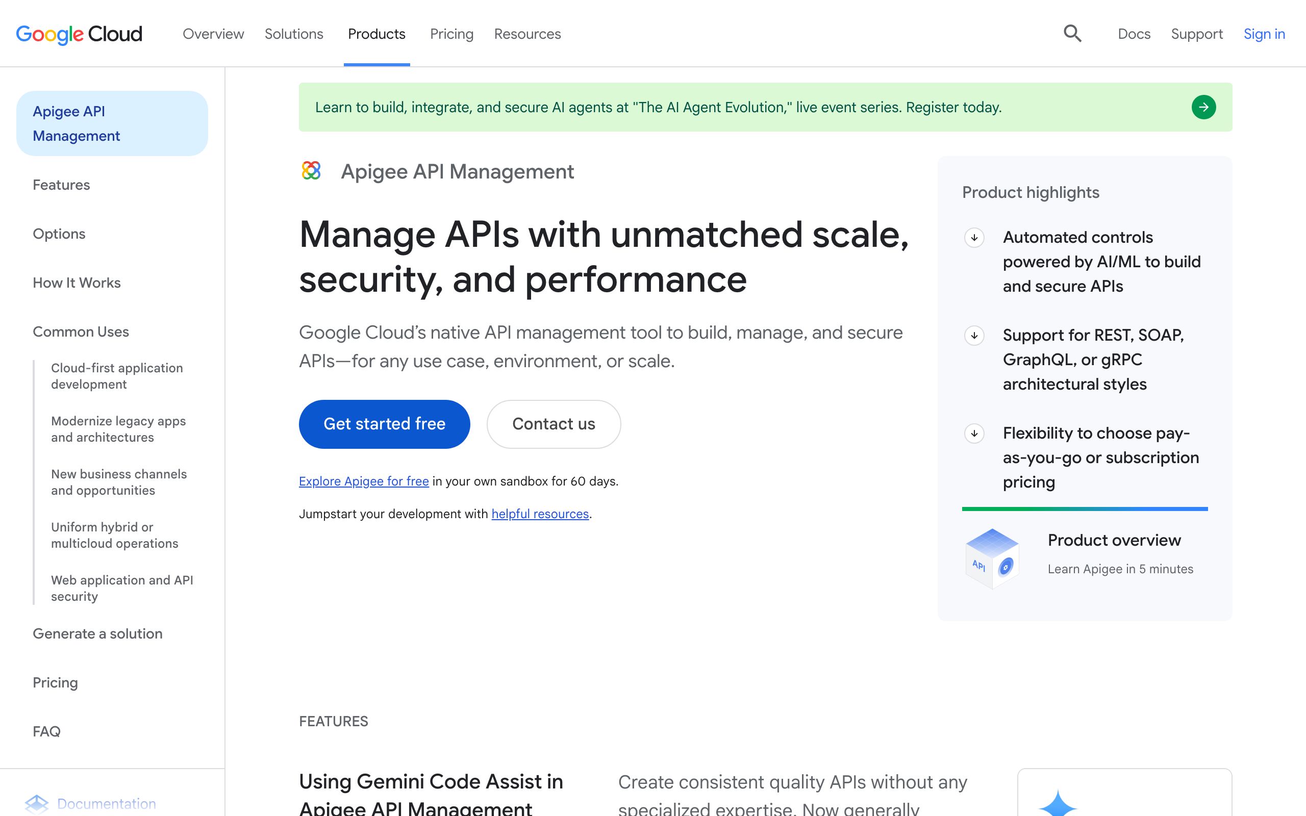 Apigee screenshot