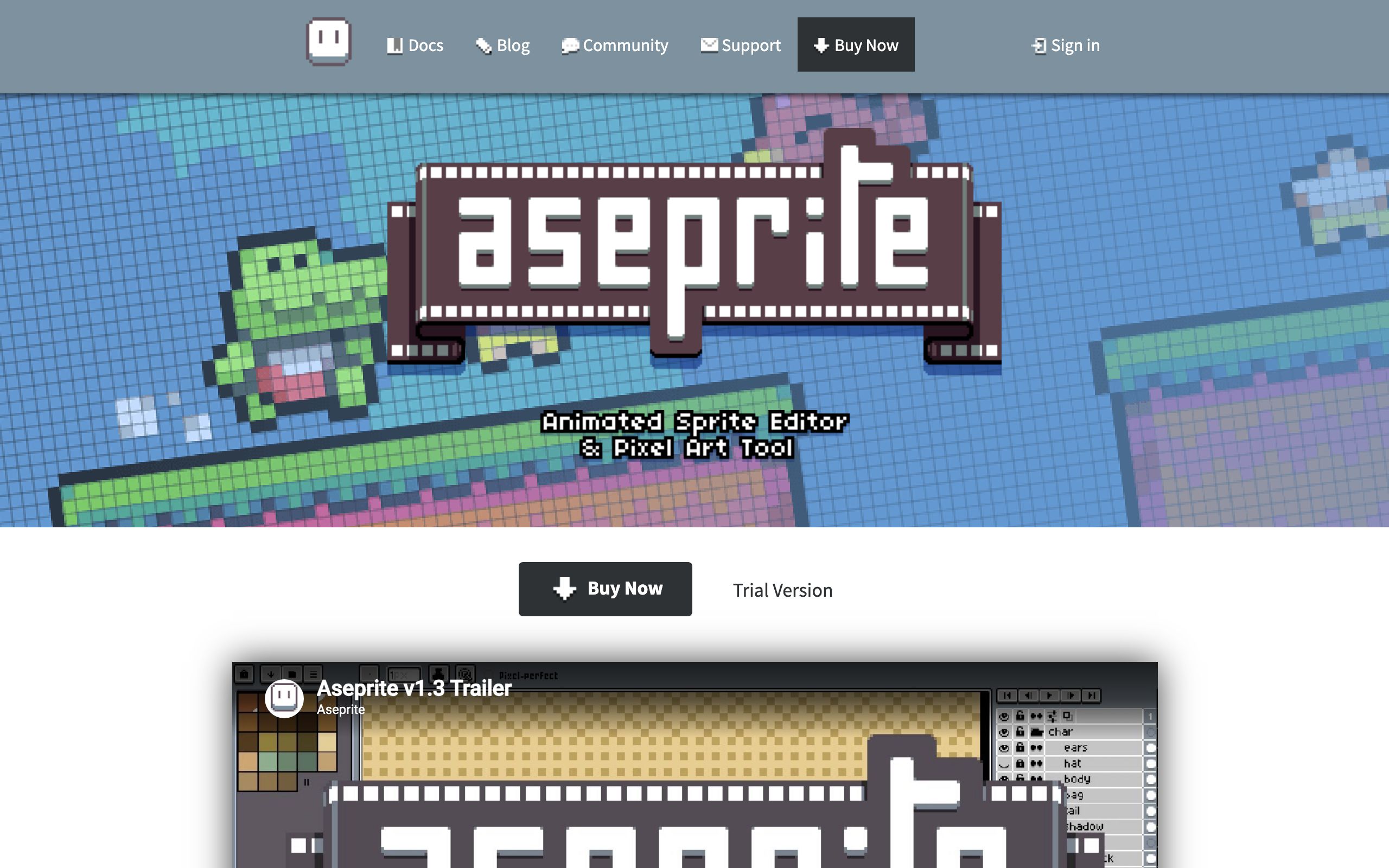 Aseprite screenshot