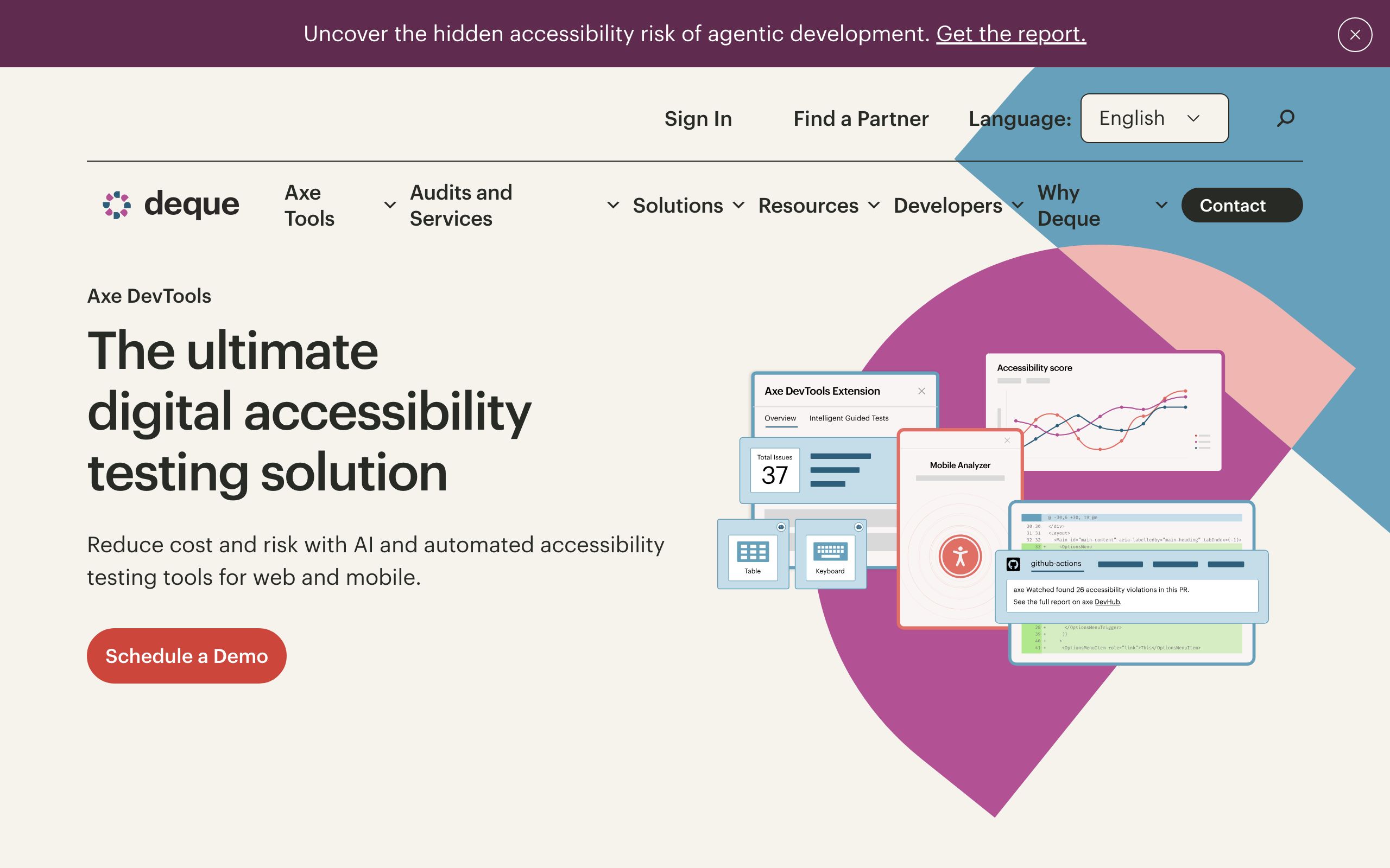 Axe DevTools screenshot