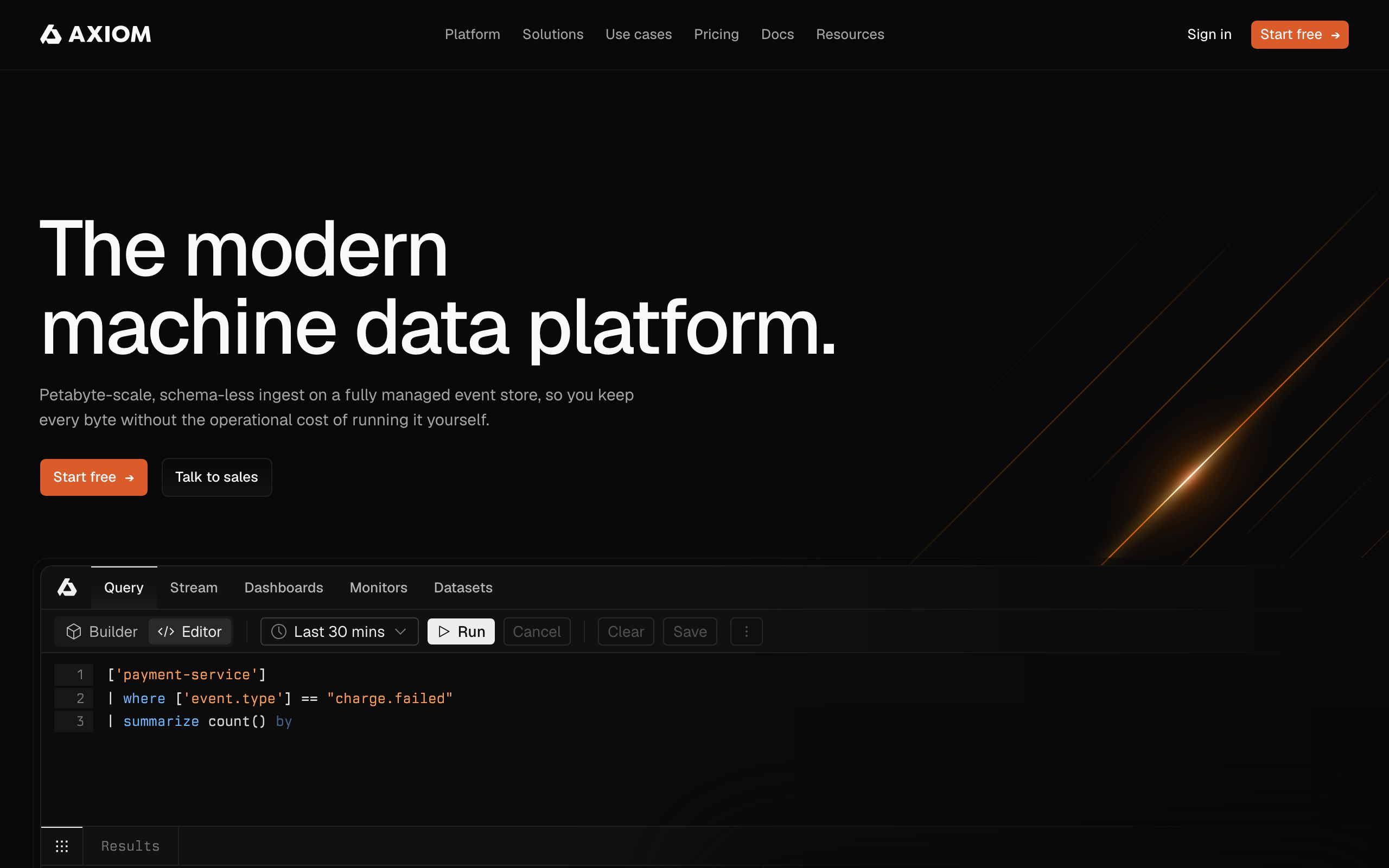 Axiom screenshot