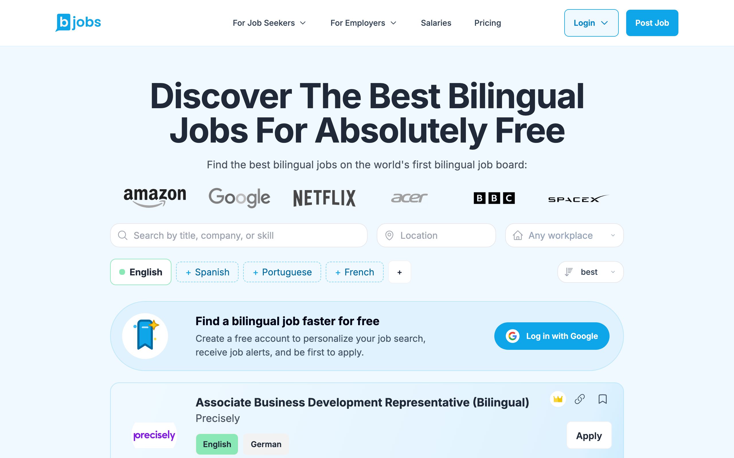 Bilingual Jobs screenshot