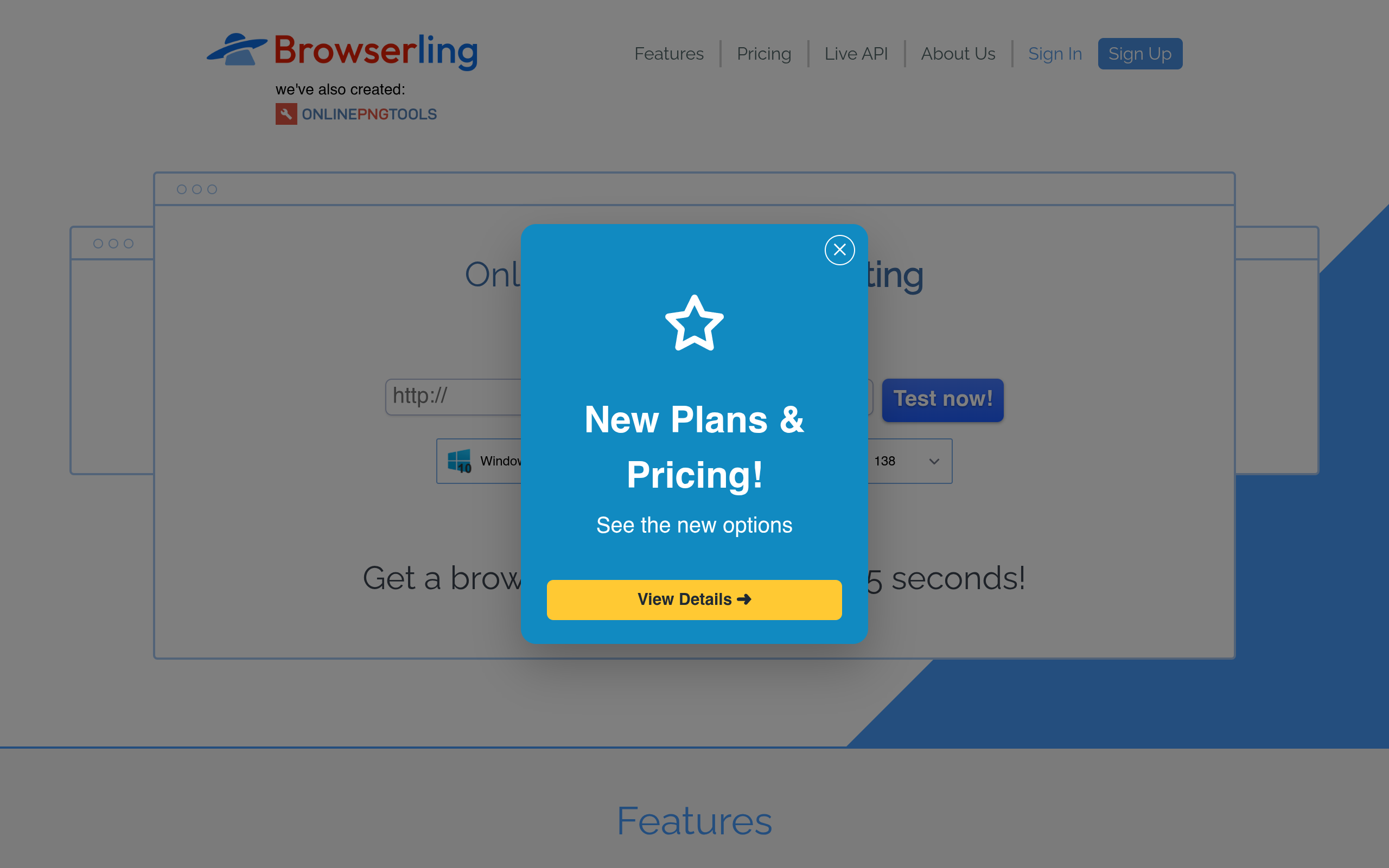 Browserling screenshot