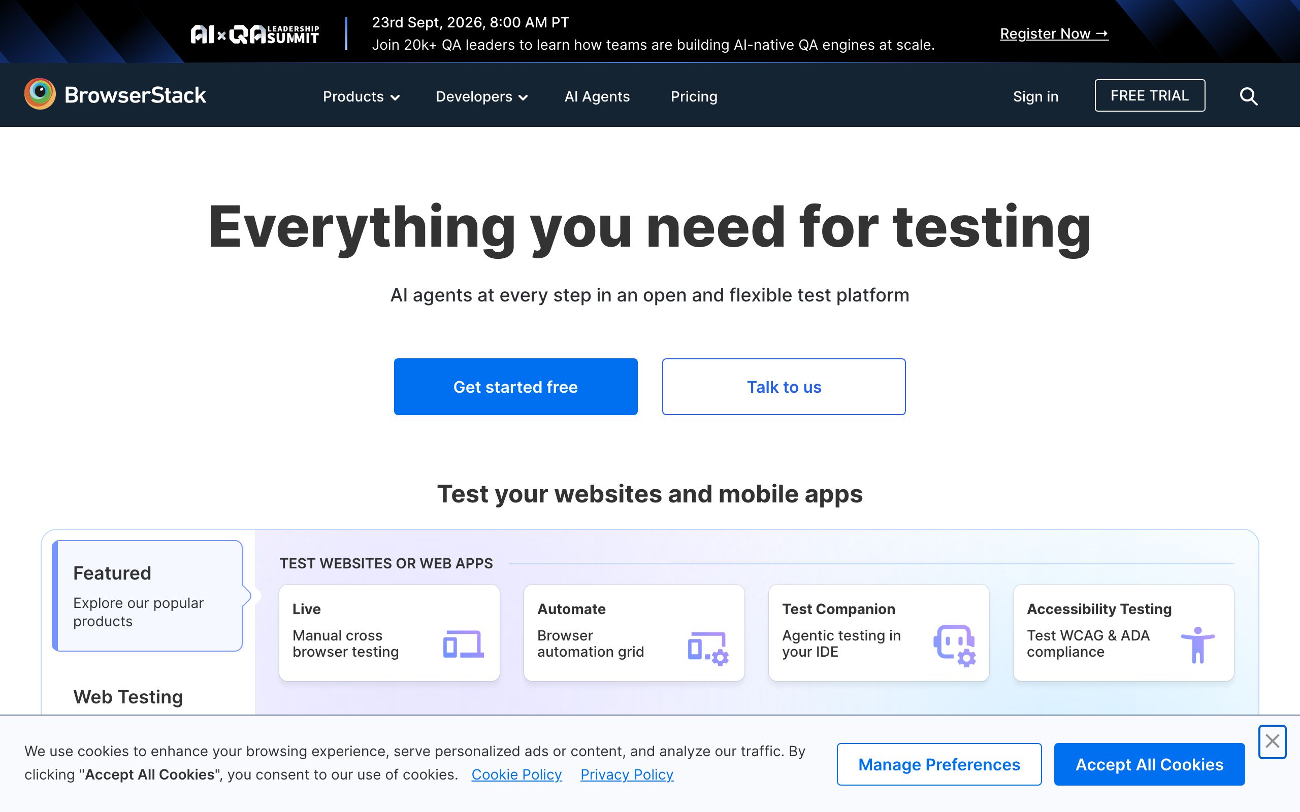 BrowserStack screenshot