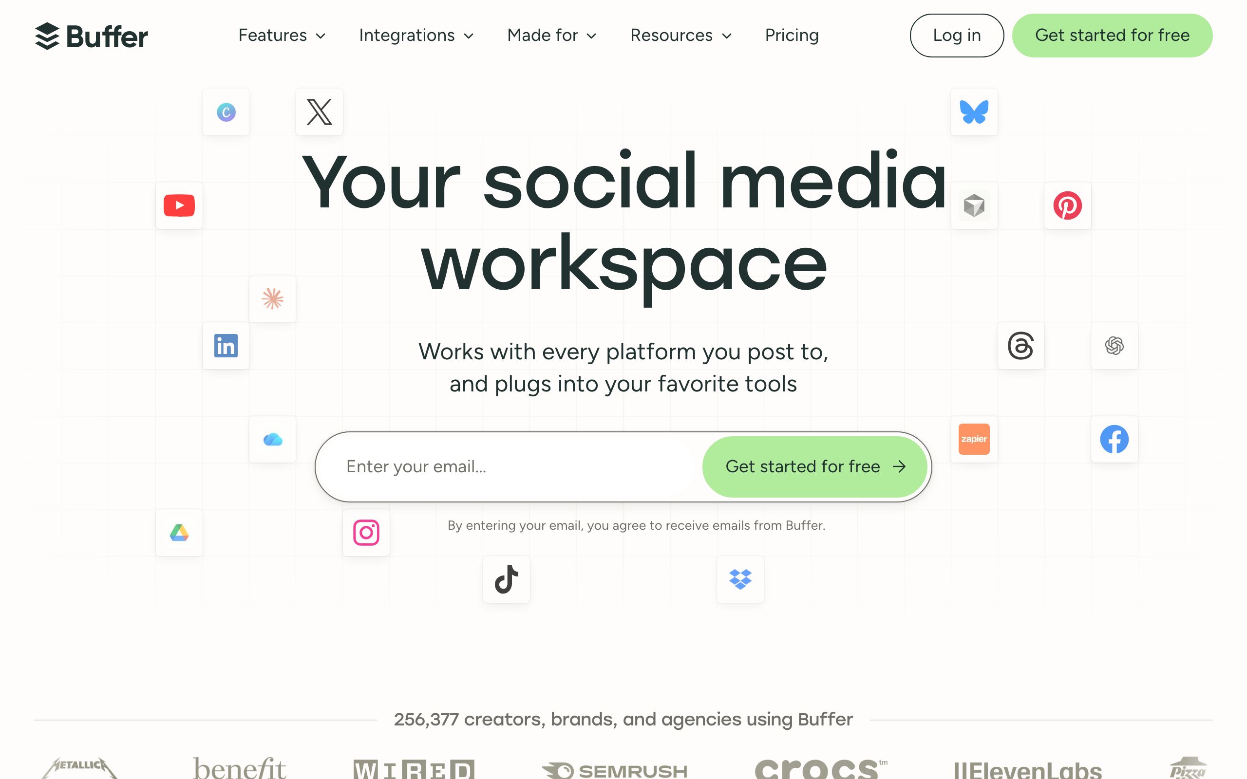 Buffer screenshot