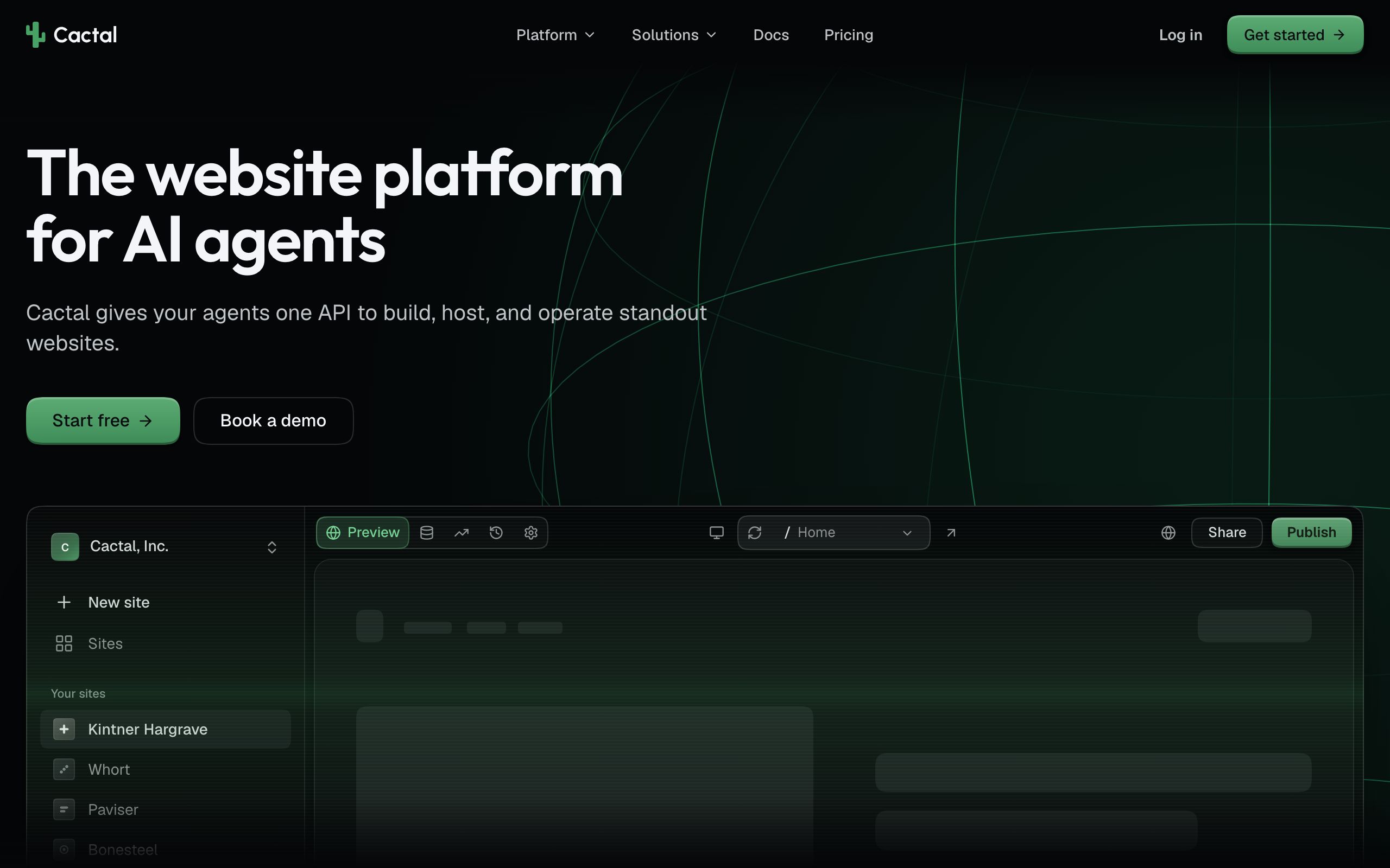 Cactal screenshot