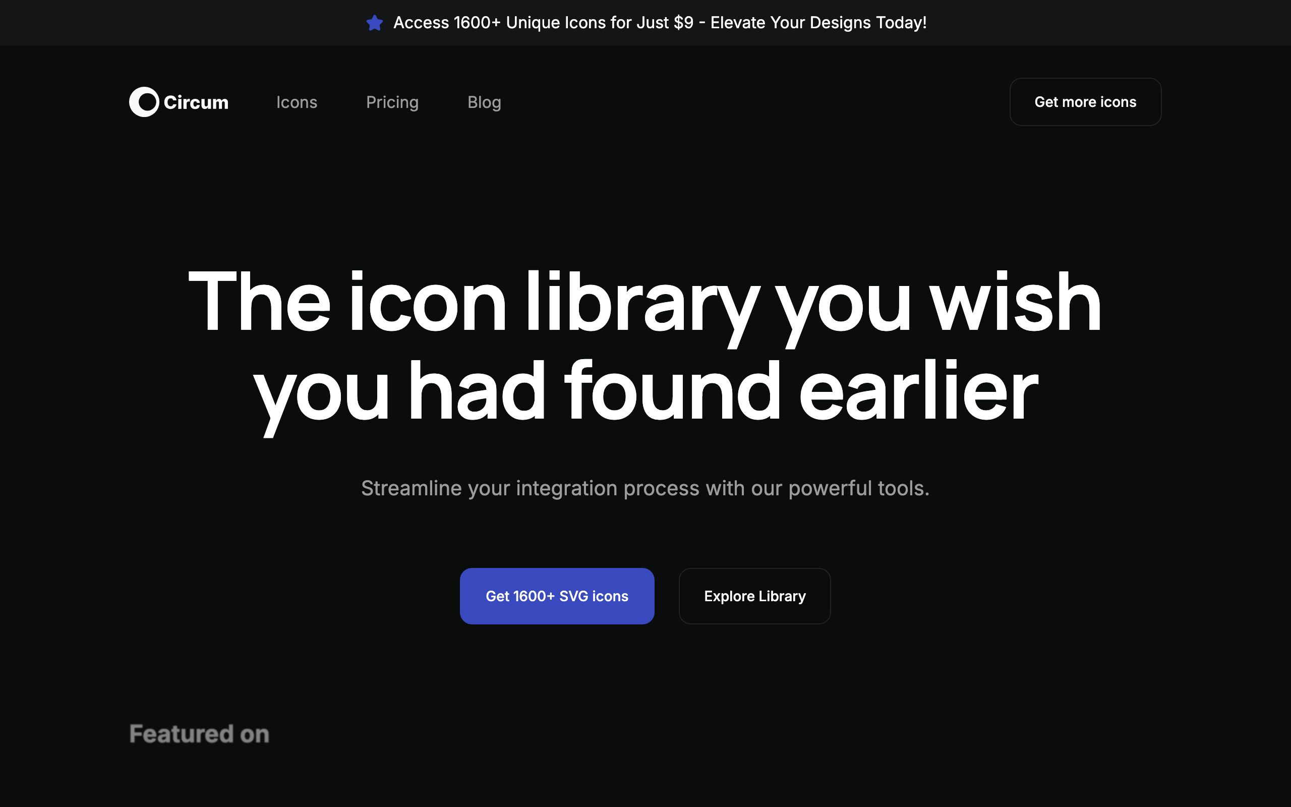 Circum Icons screenshot