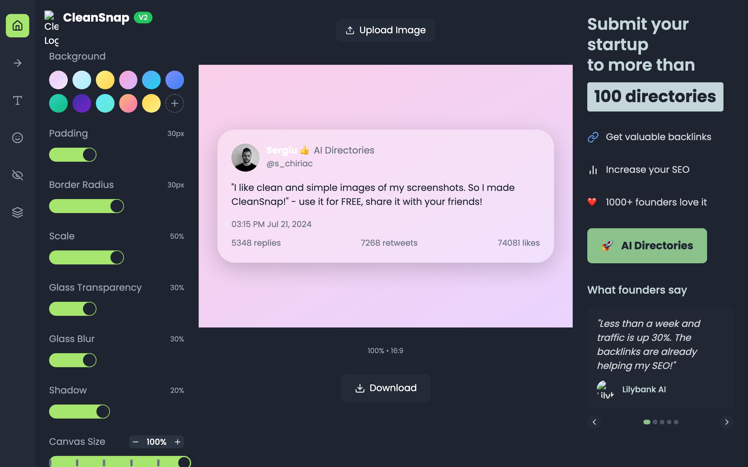 CleanSnap screenshot