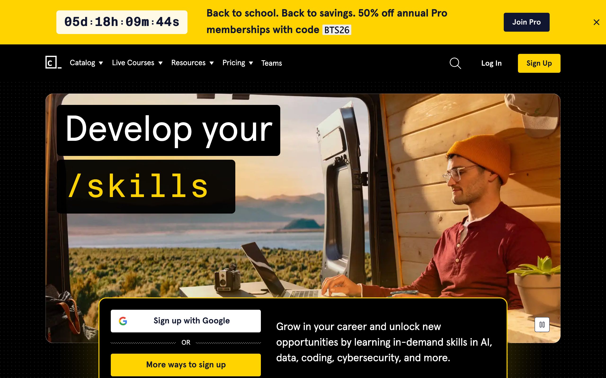 Codecademy screenshot