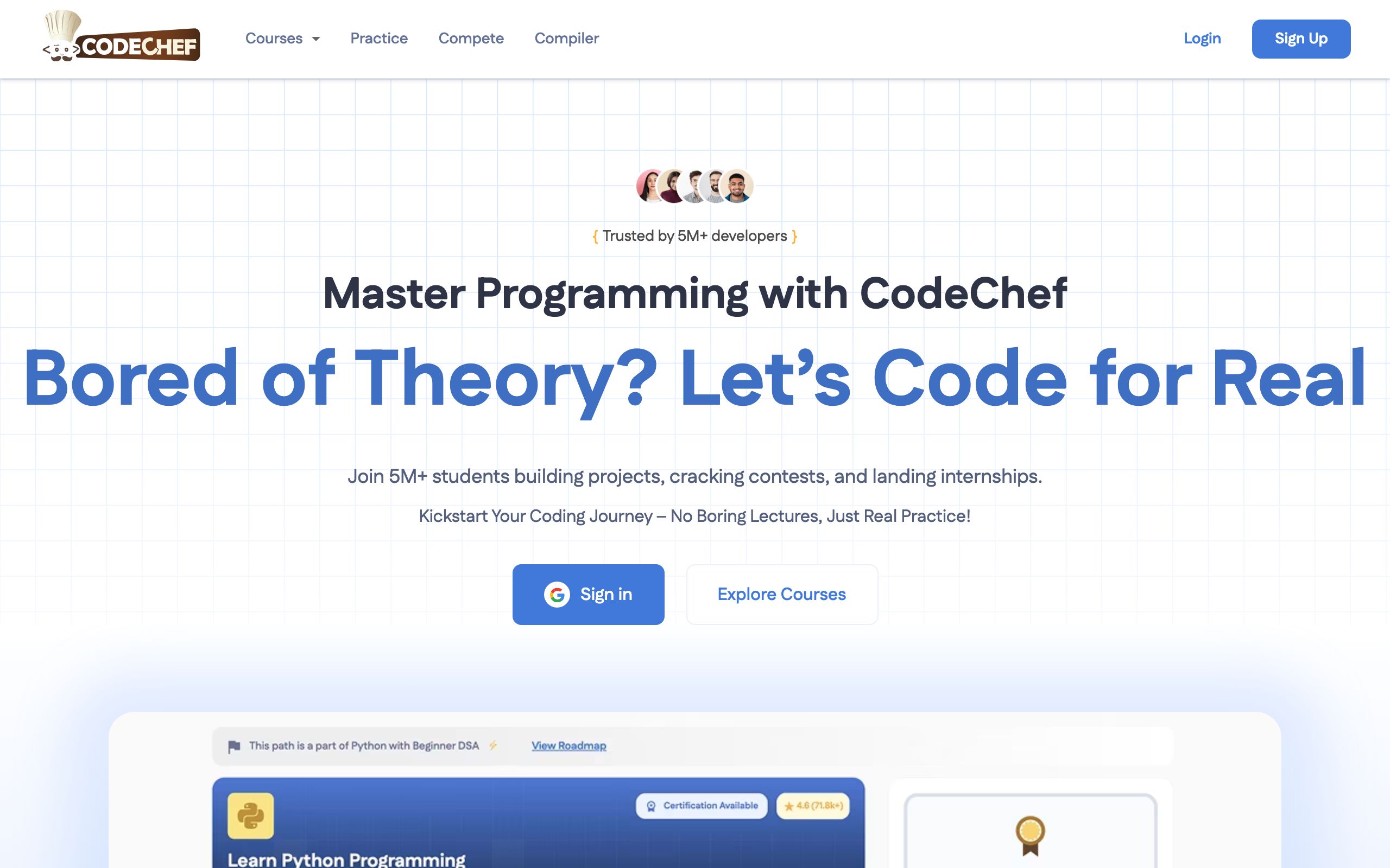 CodeChef screenshot