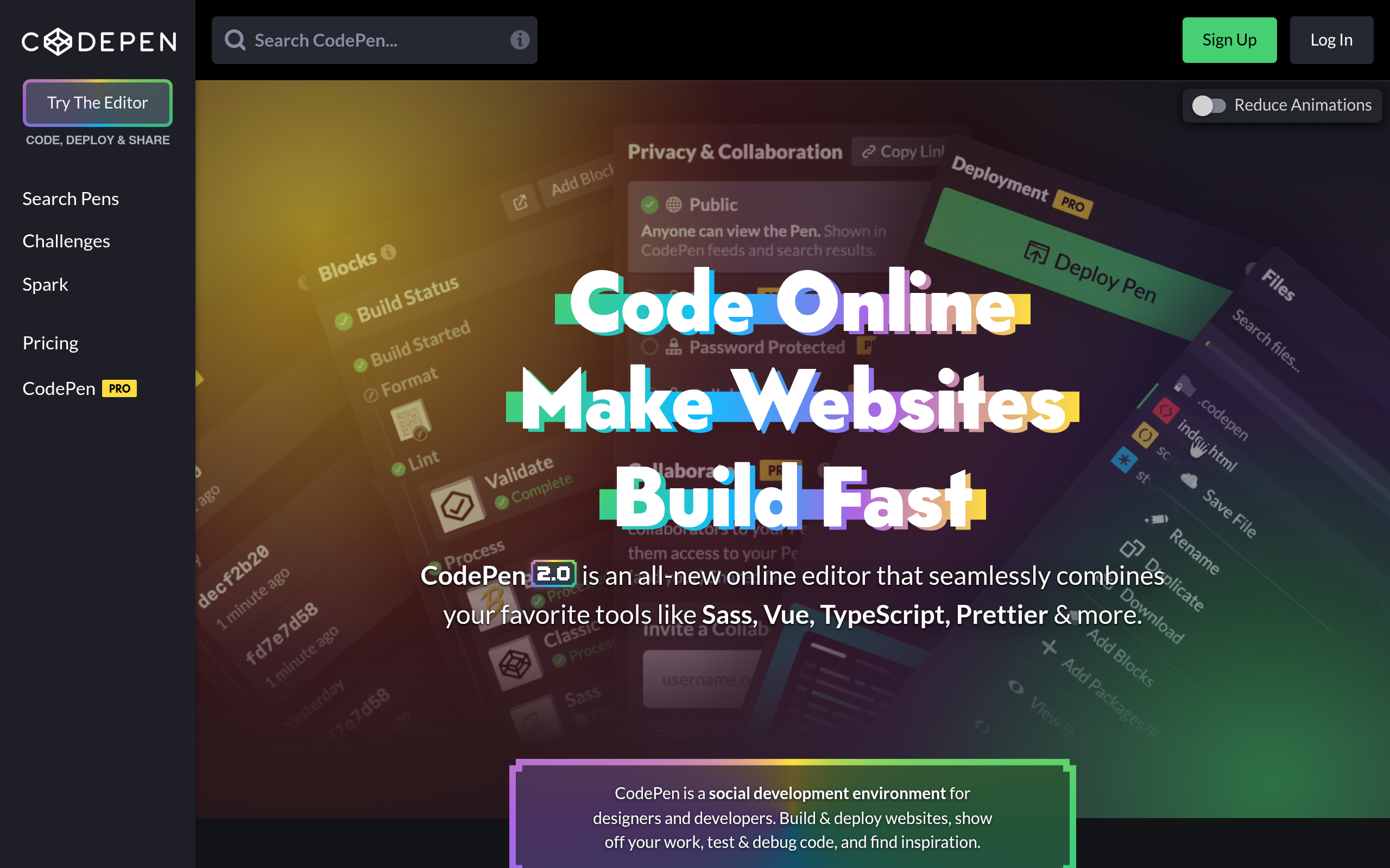 CodePen screenshot