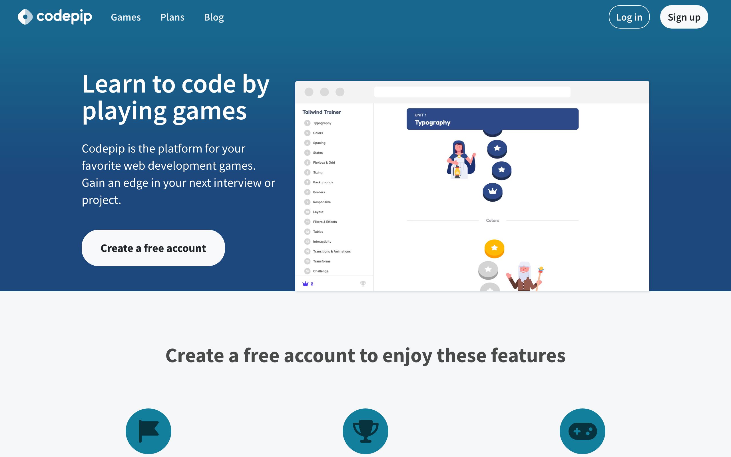 Codepip screenshot