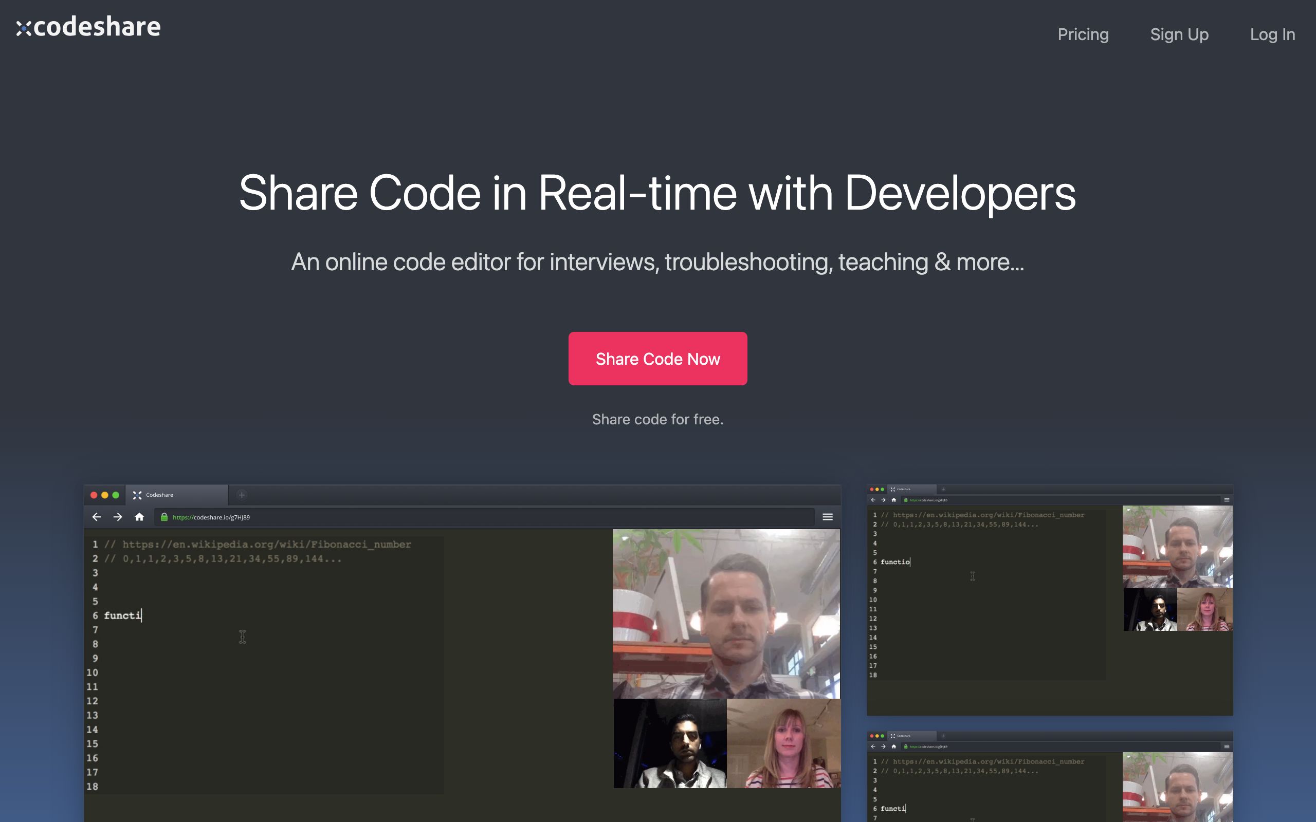 Codeshare screenshot