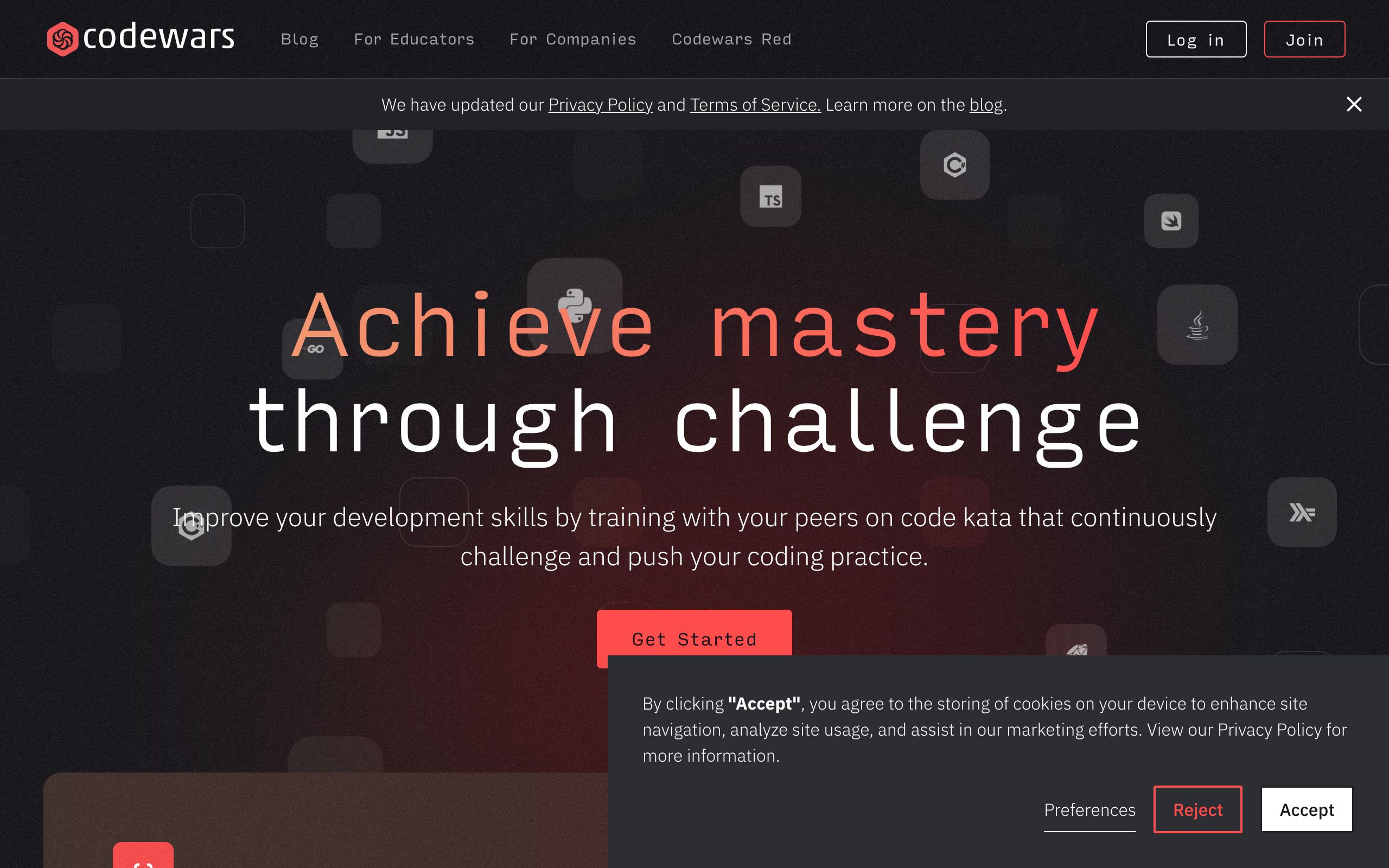 Codewars screenshot