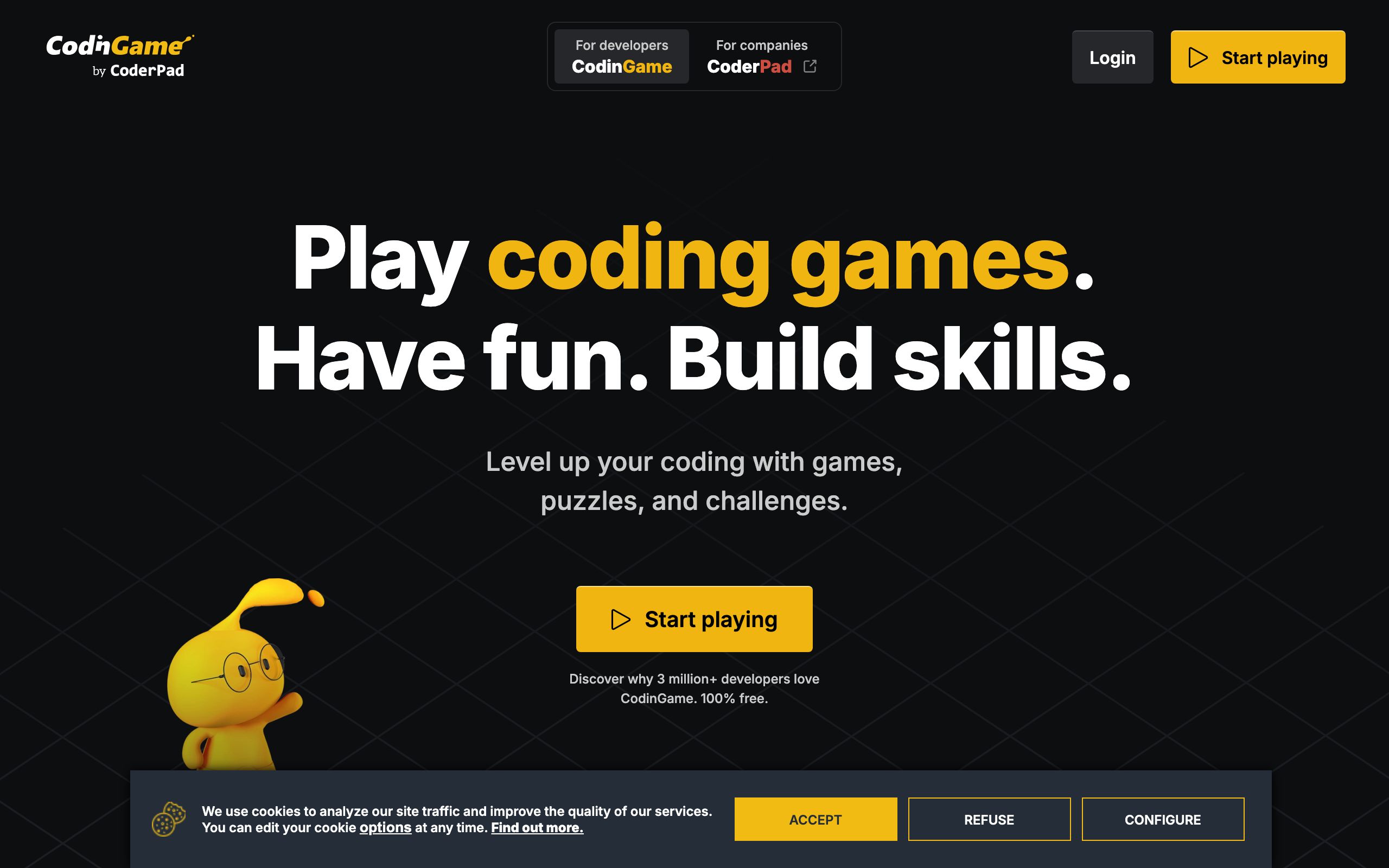 CodinGame screenshot