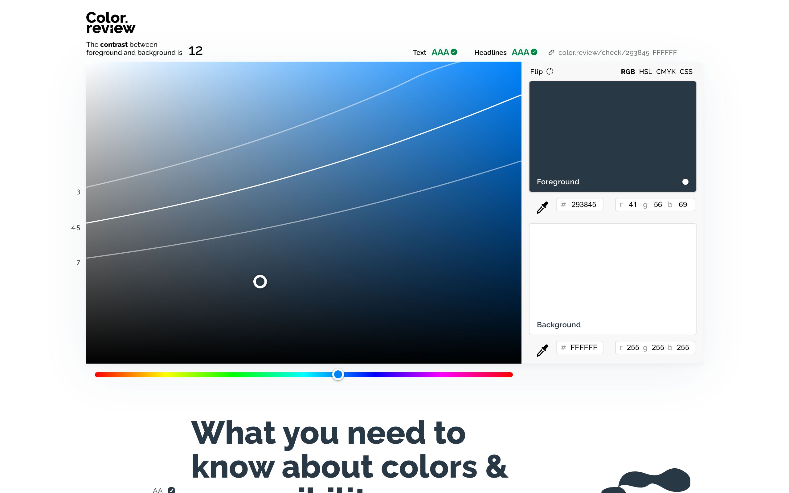 Color Review screenshot
