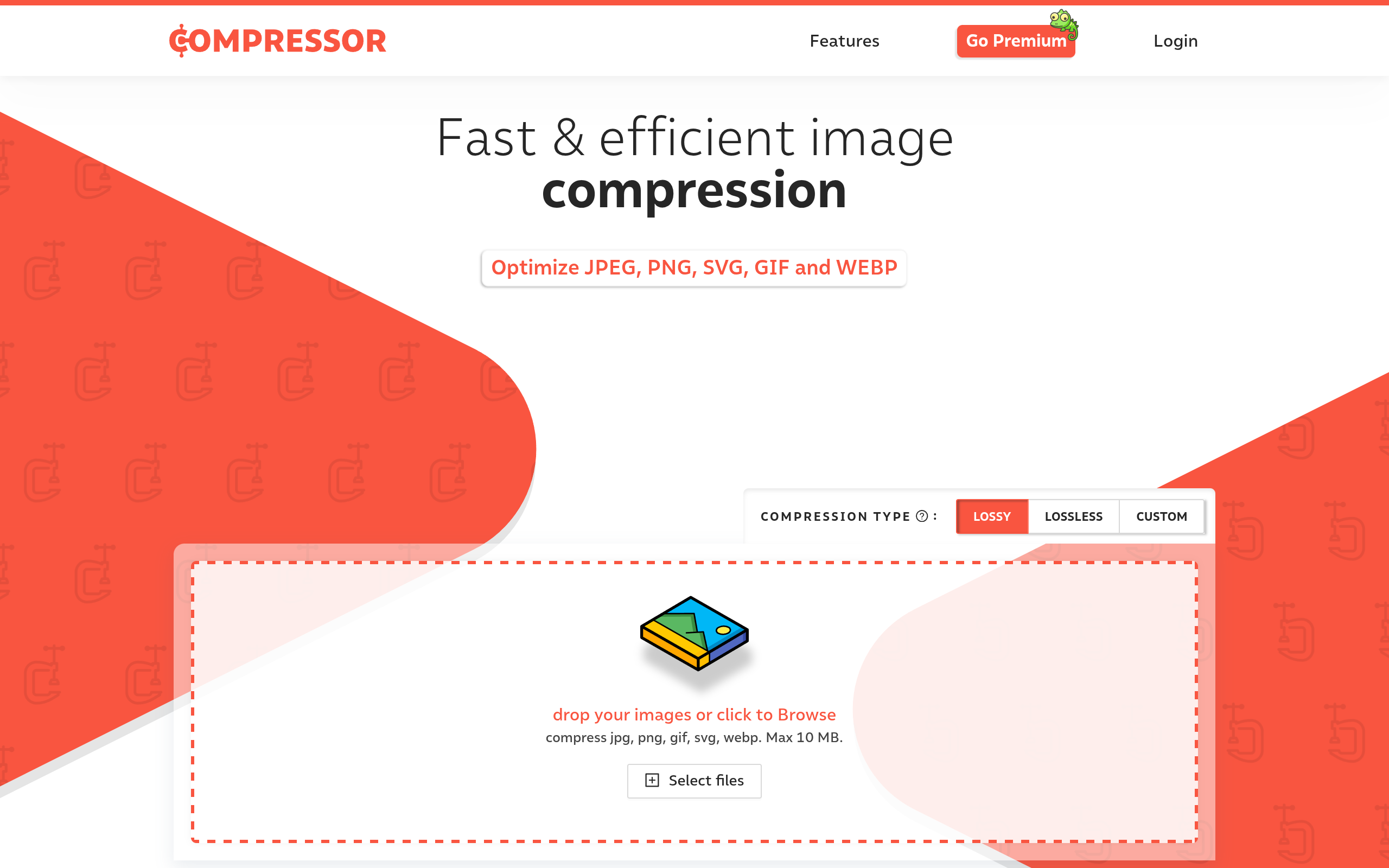 Compressor.io screenshot