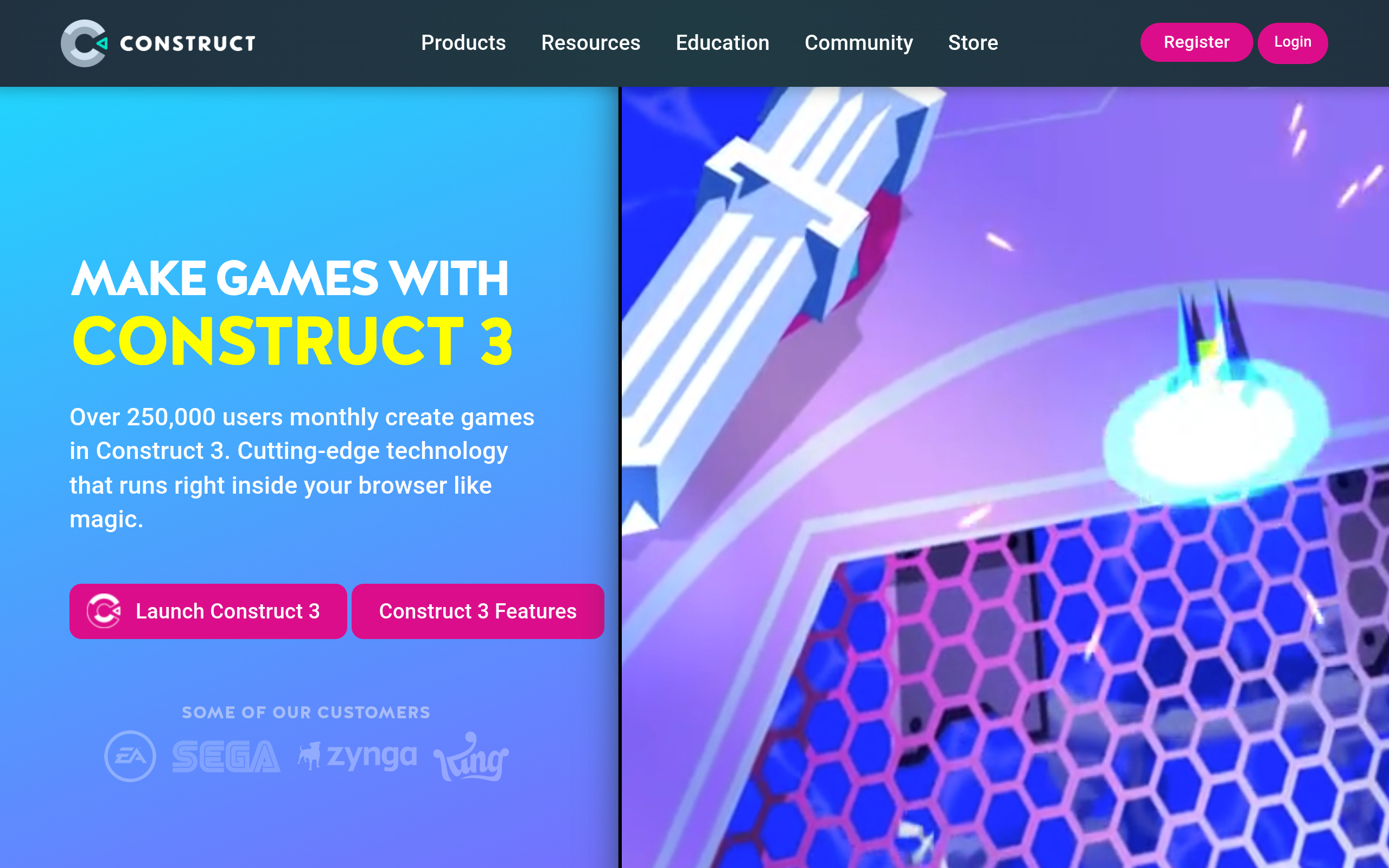 Construct screenshot