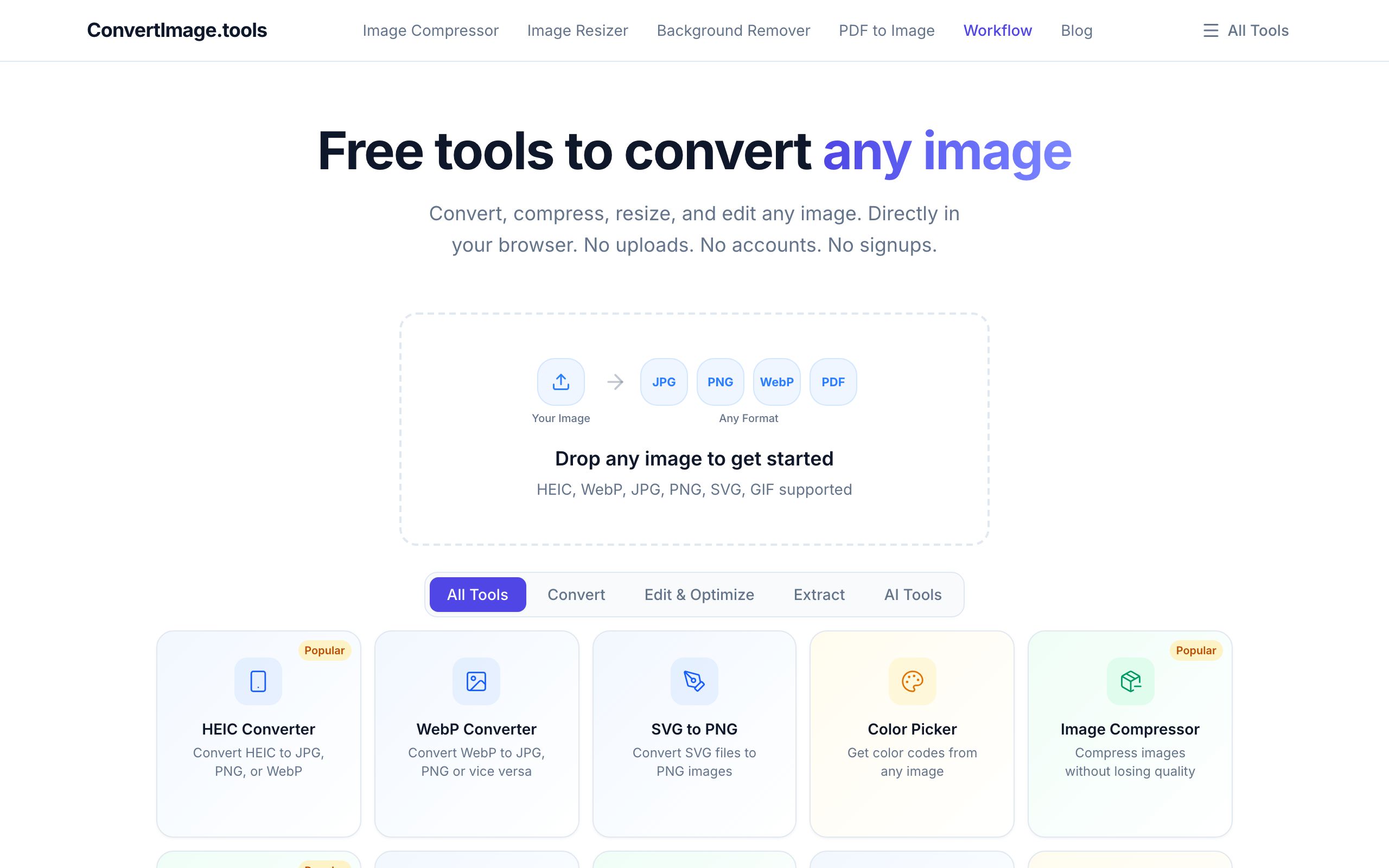 Convert Image Tools screenshot