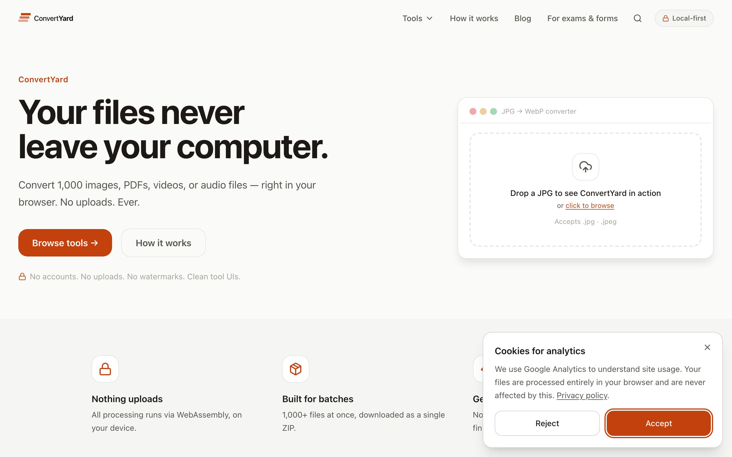 ConvertYard screenshot
