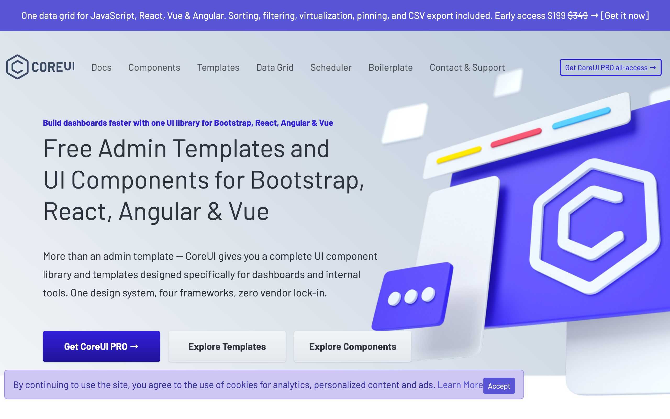 CoreUI screenshot