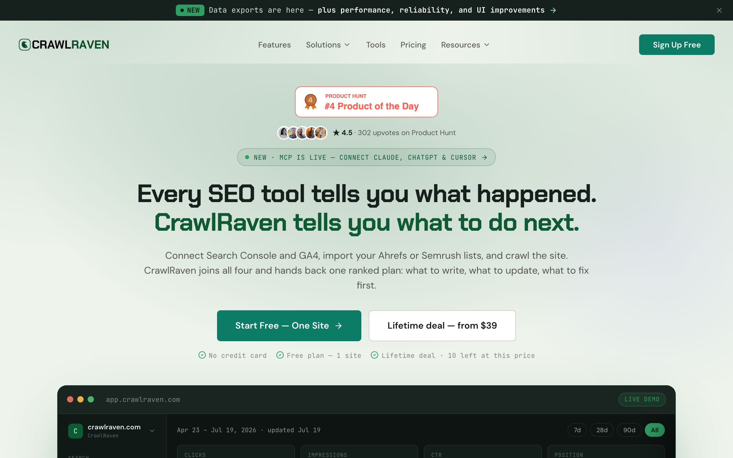 CrawlRaven screenshot