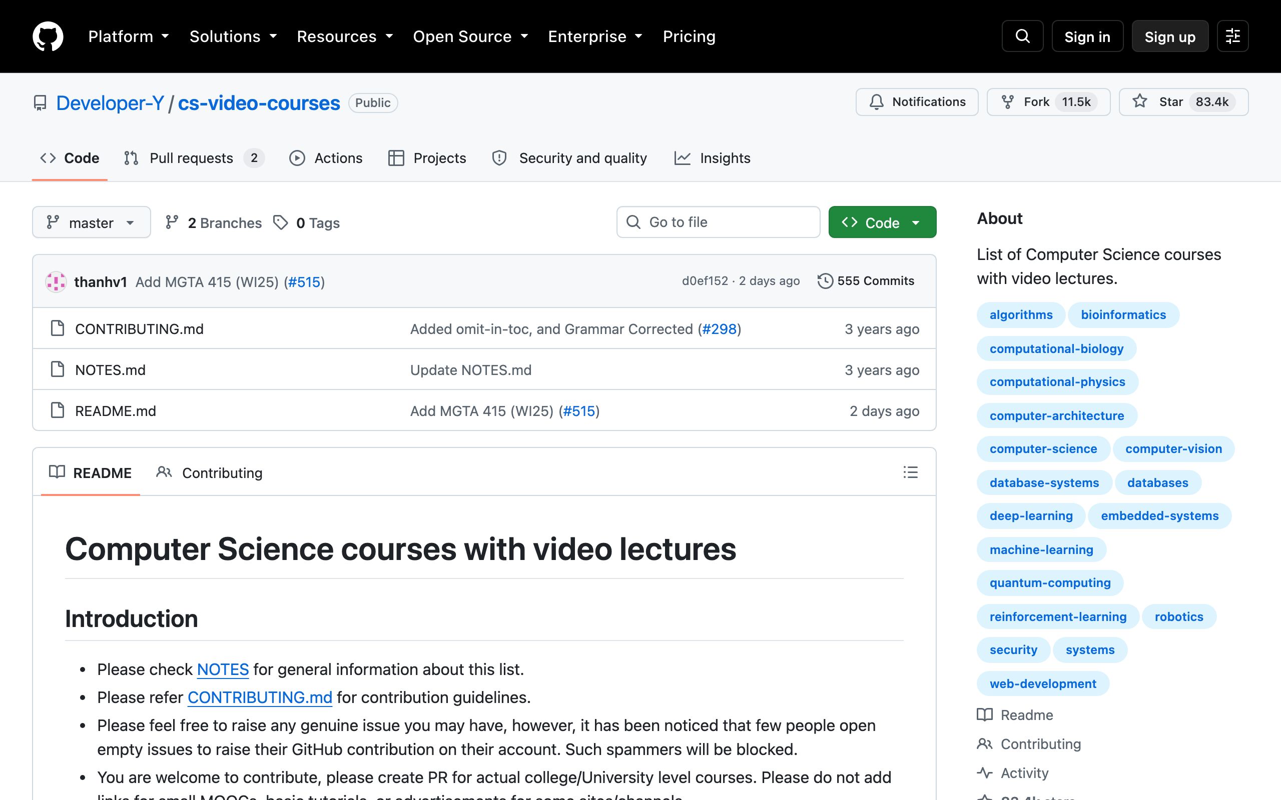 cs-video-courses screenshot