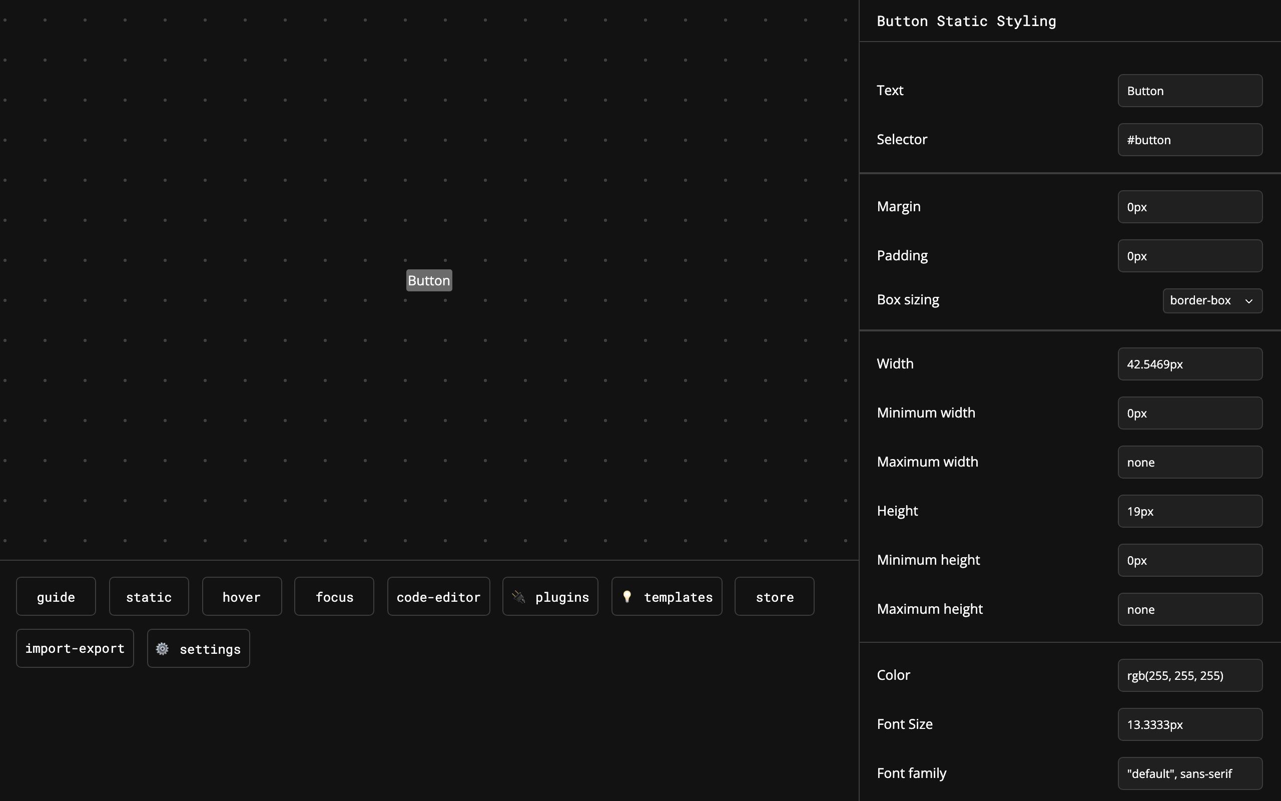 CSS Button Maker screenshot