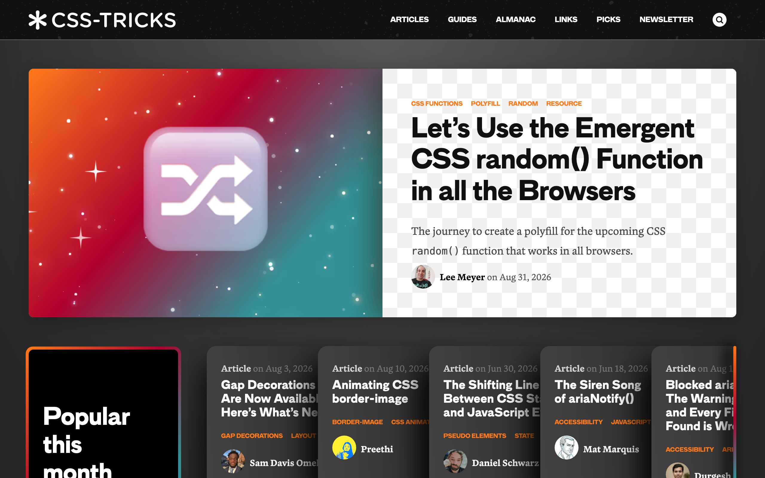 CSS-Tricks screenshot