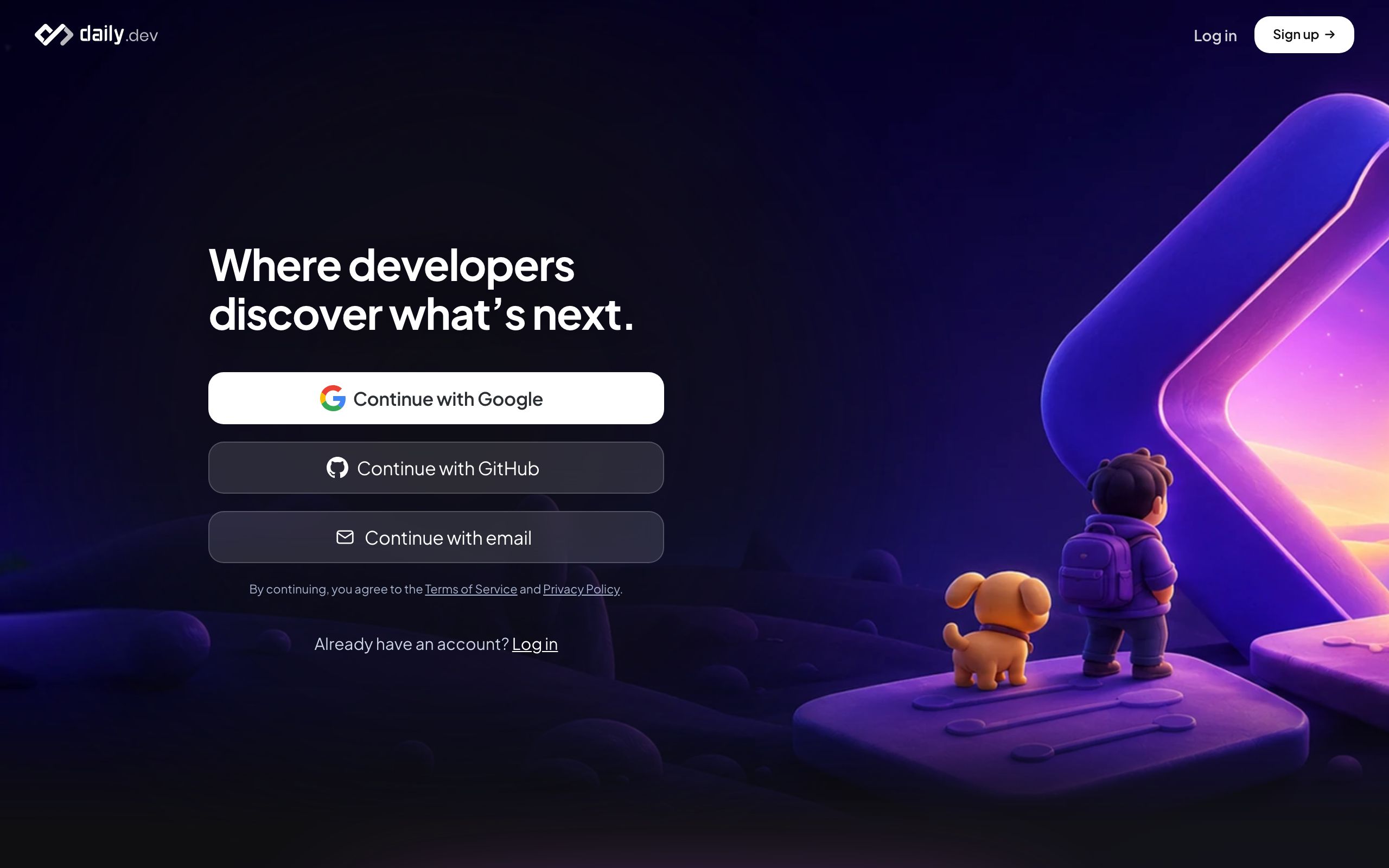 daily.dev screenshot