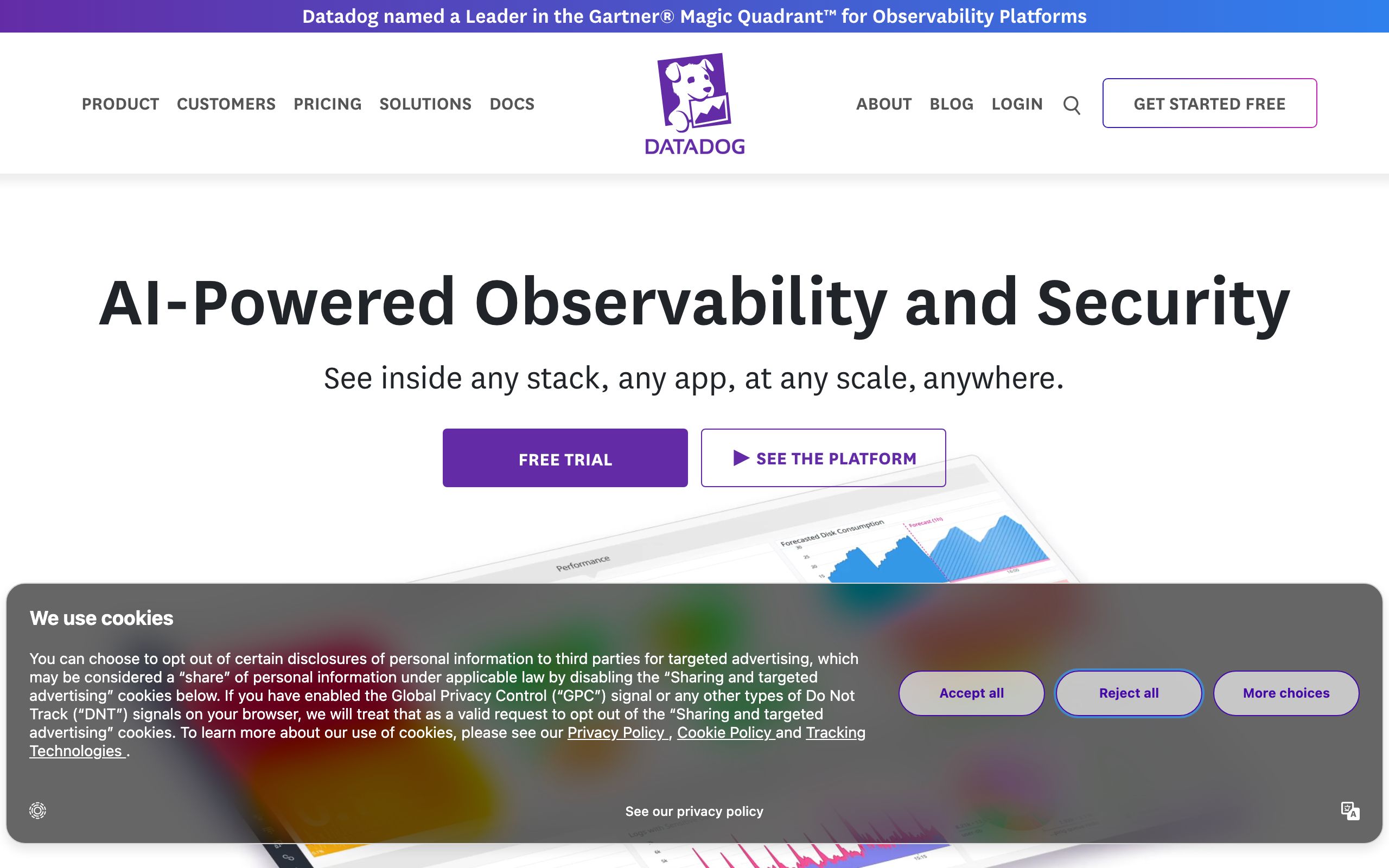 Datadog screenshot