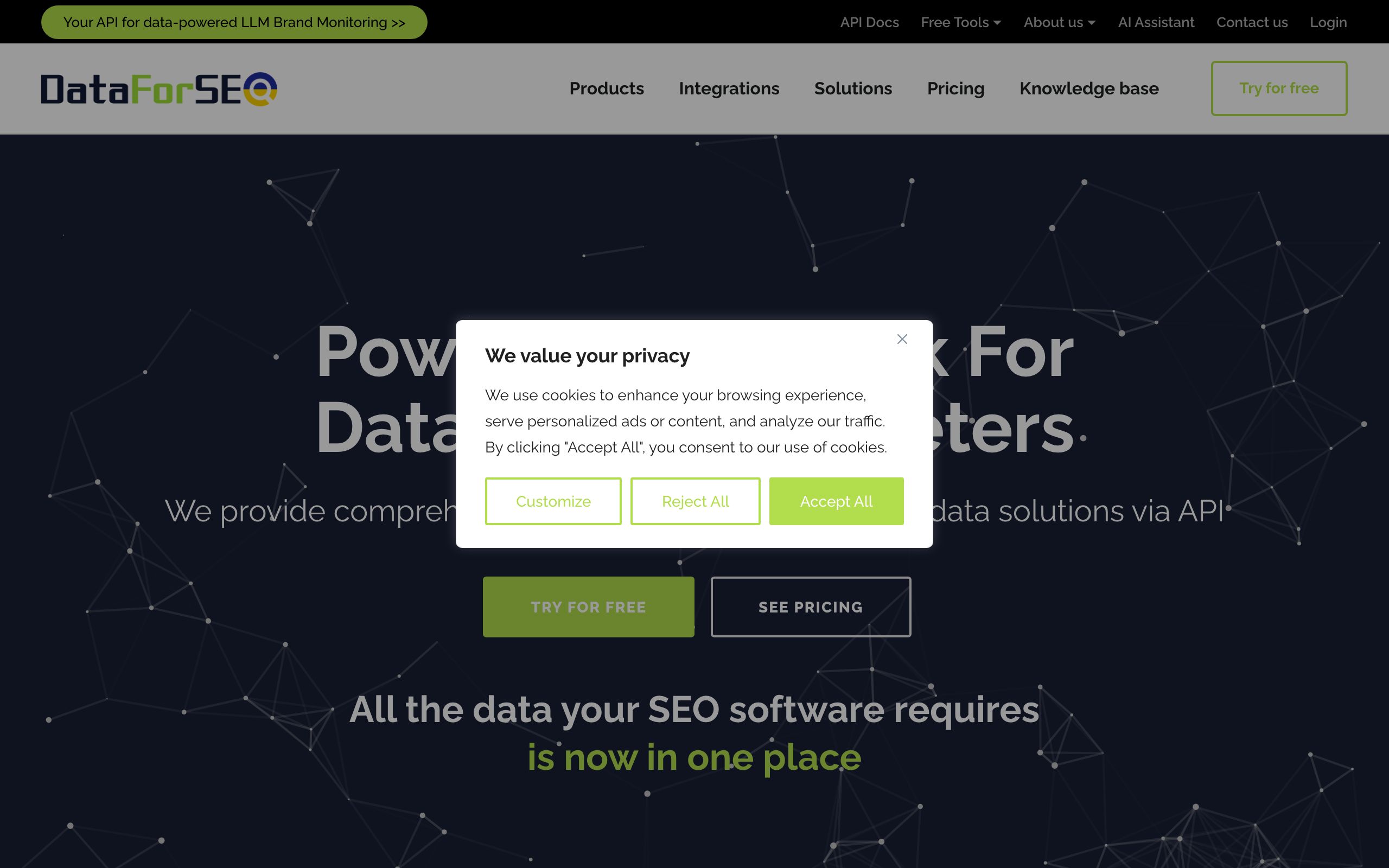 DataForSEO screenshot