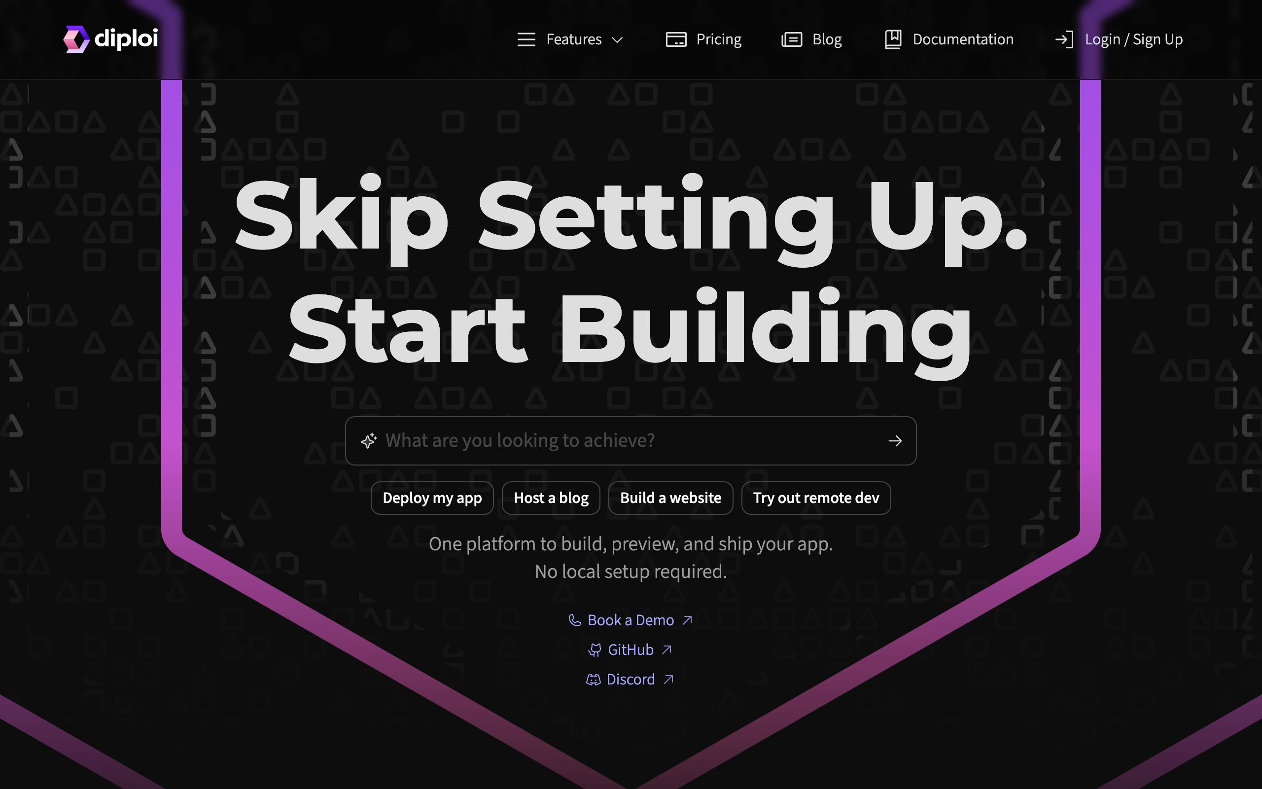 Diploi screenshot