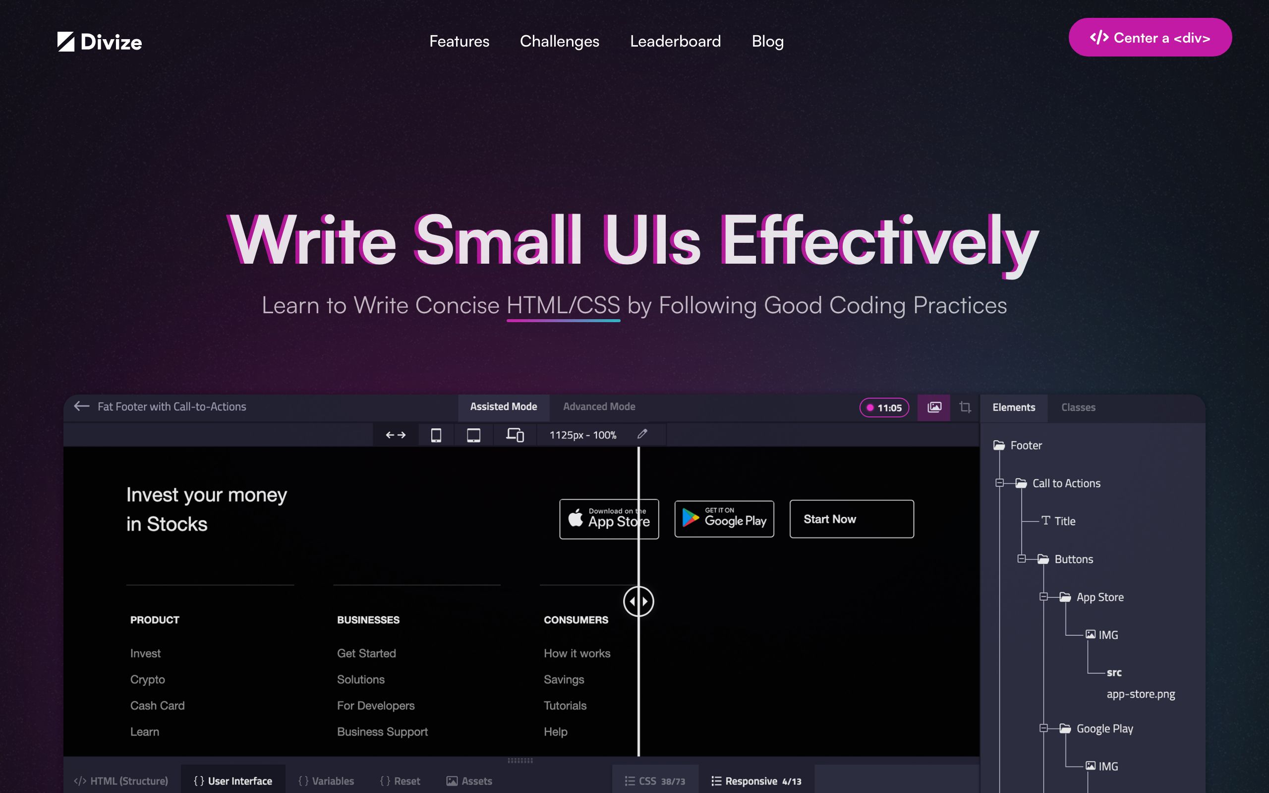 Divize screenshot