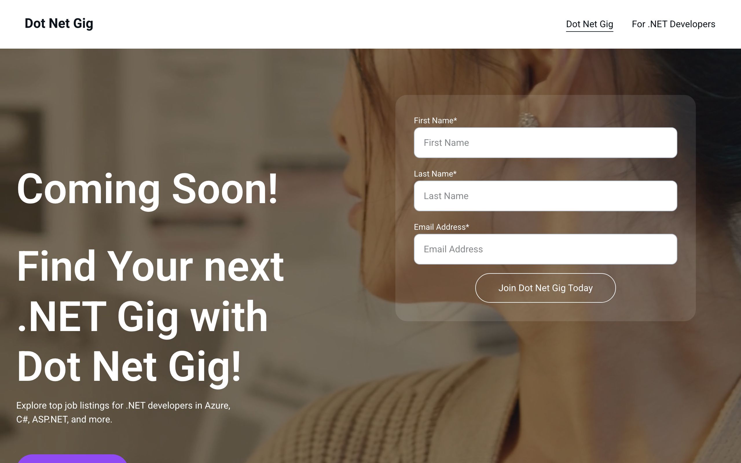 Dot Net Gig screenshot