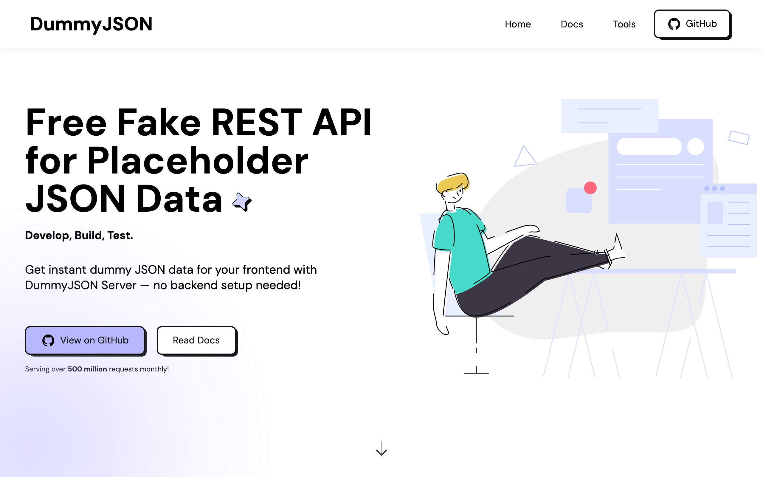 DummyJSON screenshot