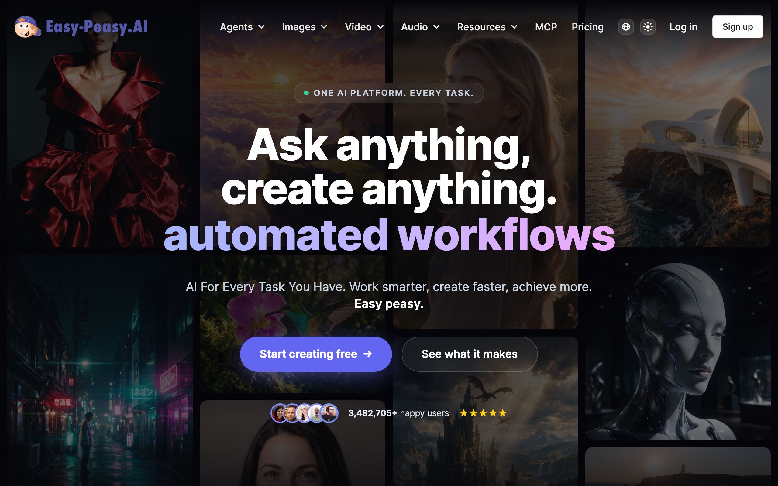 Easy-Peasy.AI screenshot