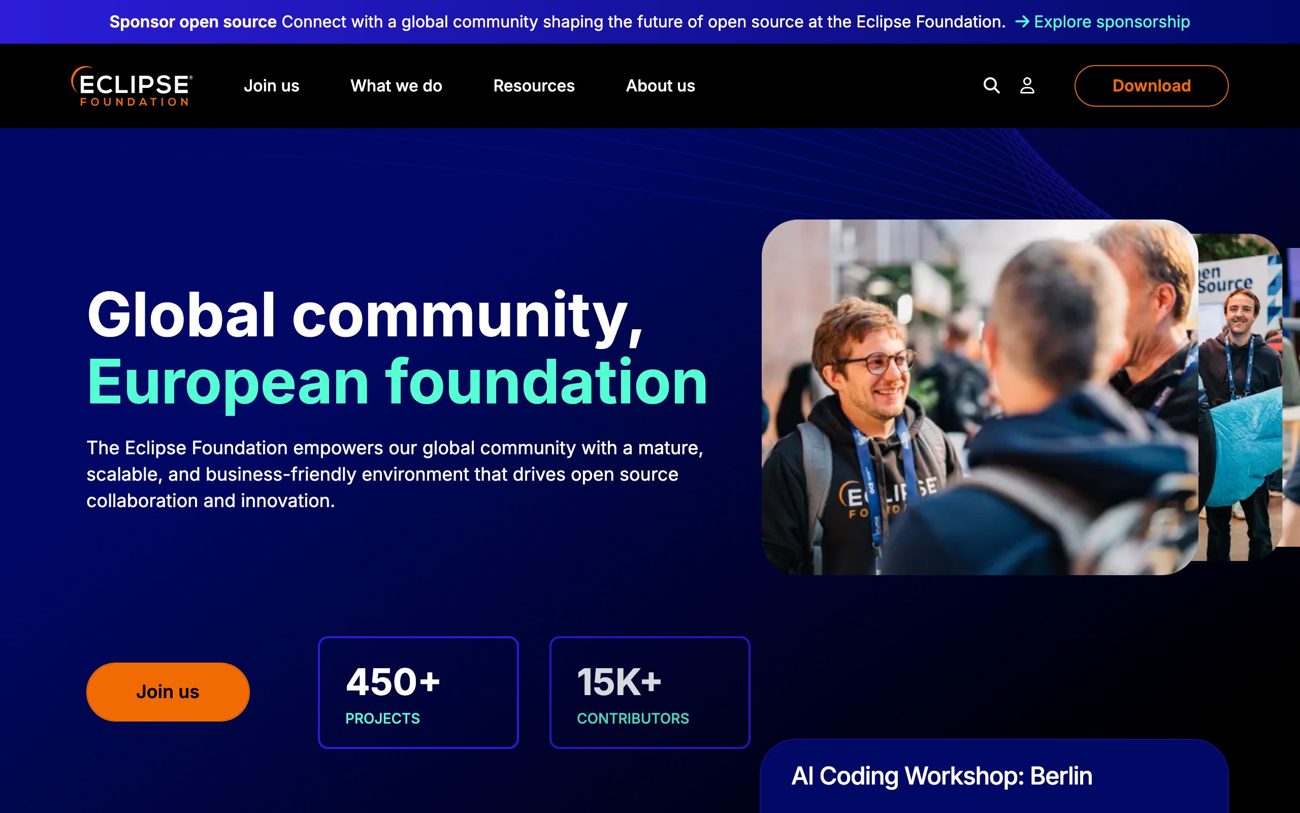 Eclipse Foundation screenshot