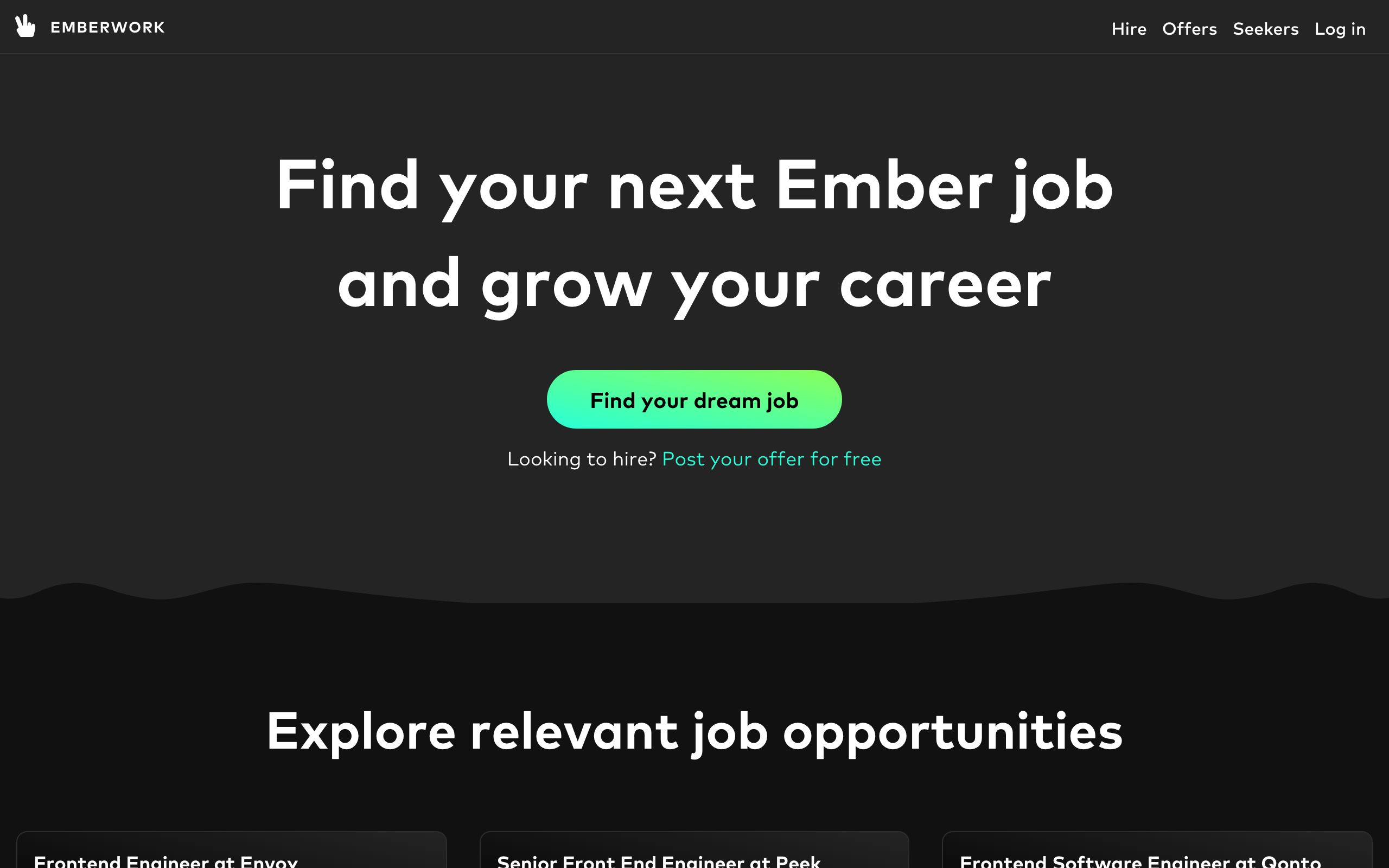 Emberwork screenshot