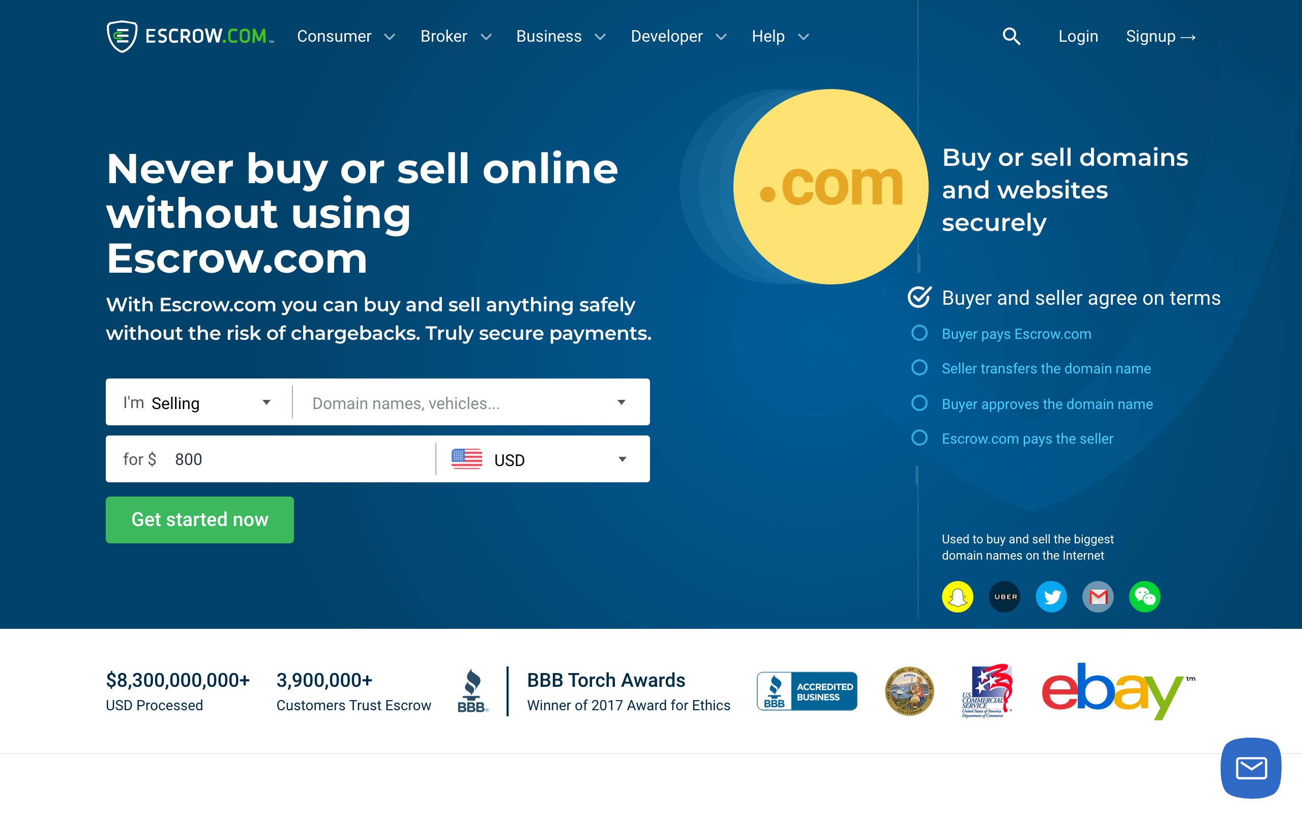 Escrow screenshot