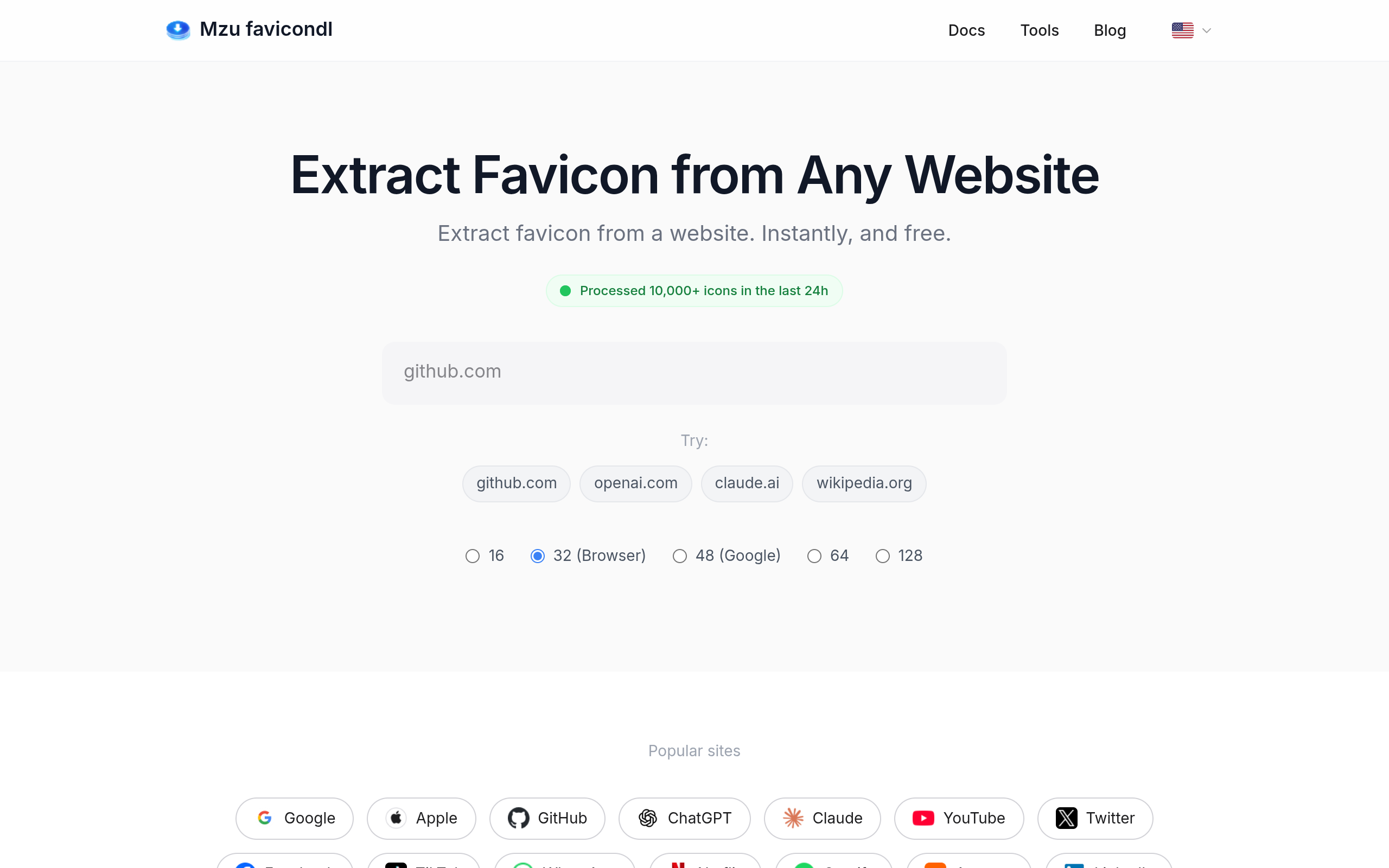 favicondl screenshot